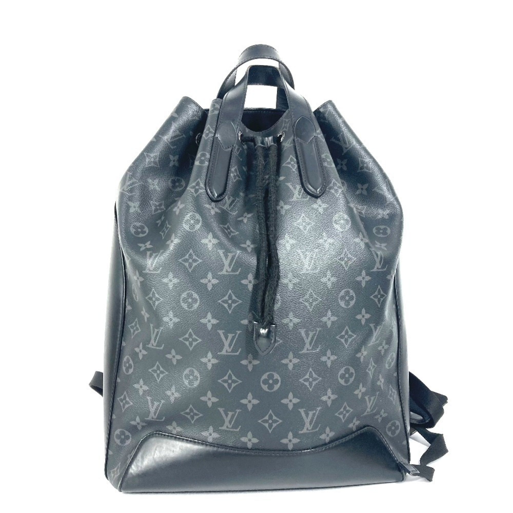 Louis Vuitton Black Monogram Eclipse Monogram Eclipse Backpack Handbag (Pre-Owned)