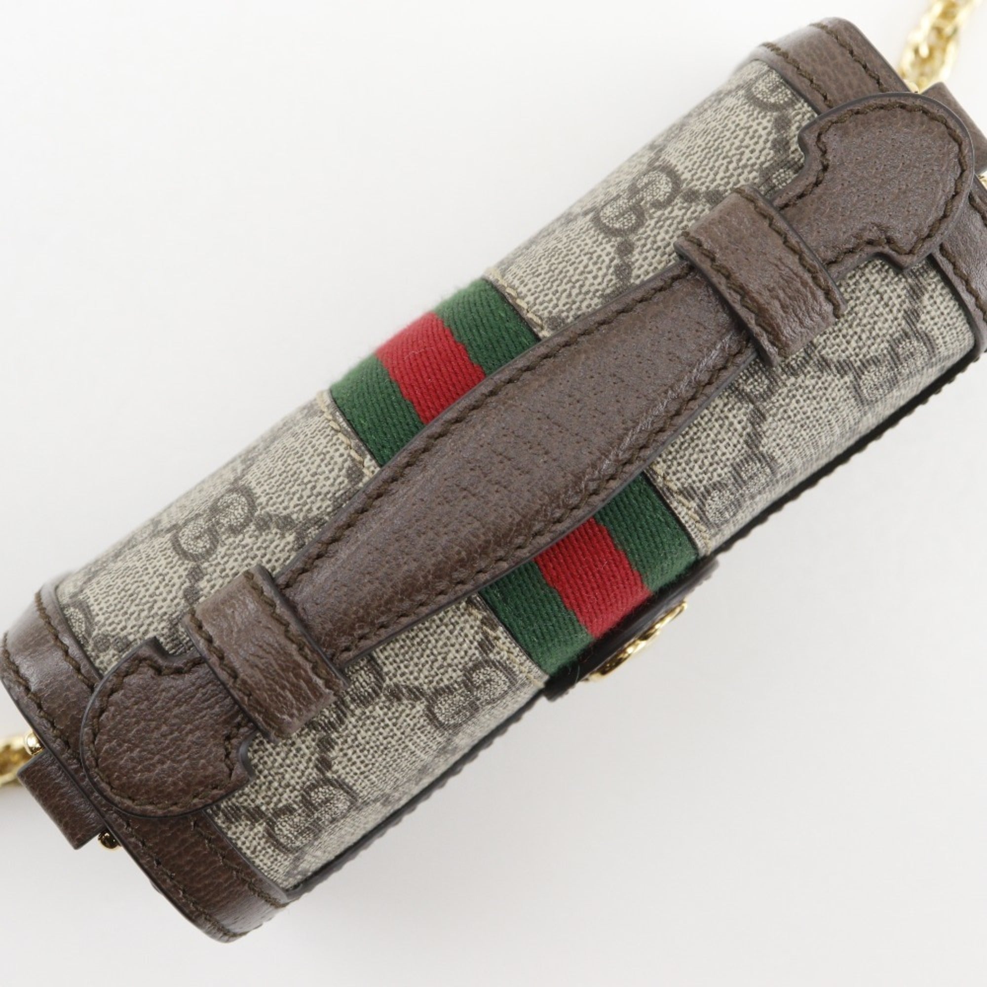 Gucci Sherry Line Brown Gg Supreme Shoulder Bag (Pre-Owned)