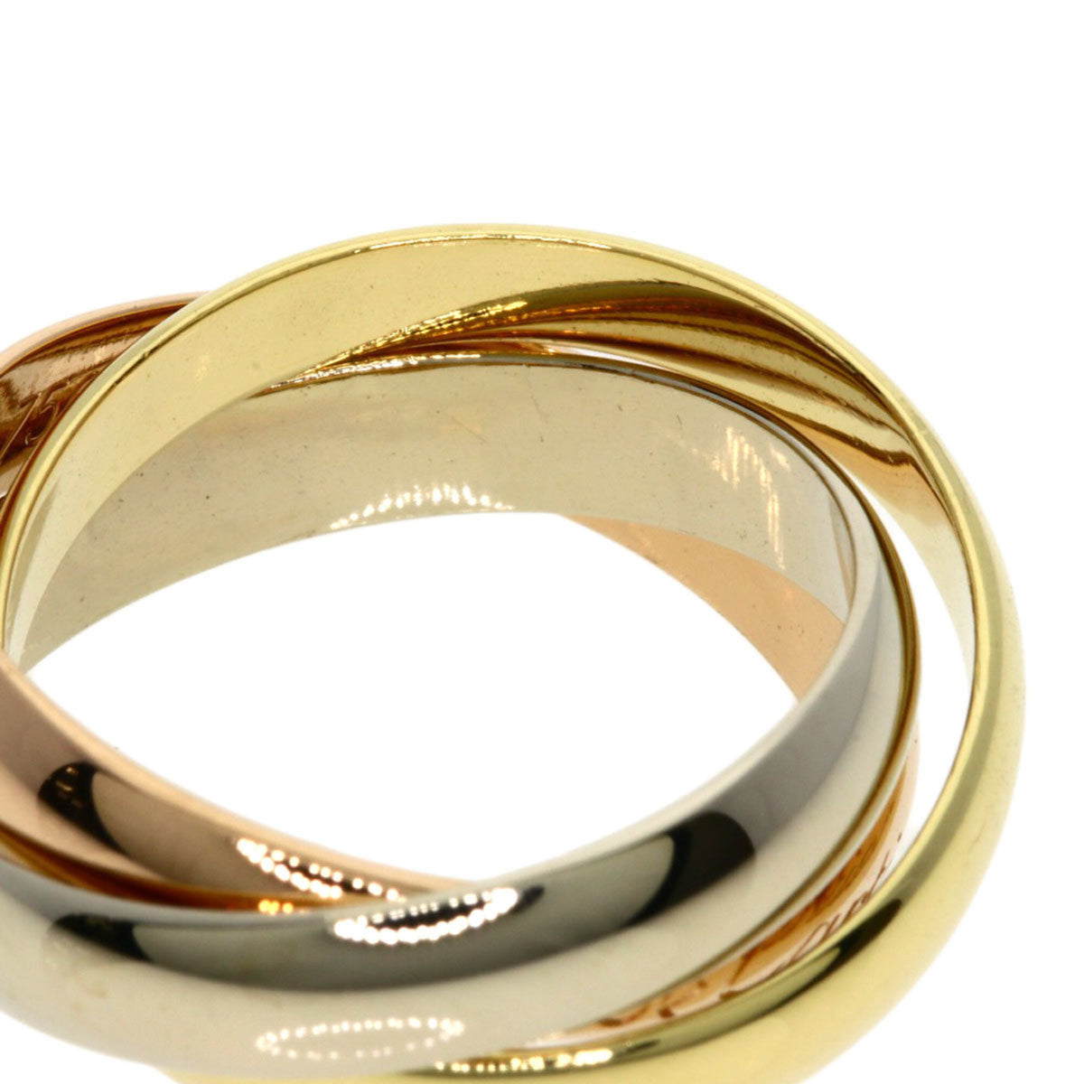 Cartier Trinity Yellow Gold (18K) Pink Gold (18K) White Gold (18K) Band Ring (Pre-Owned)