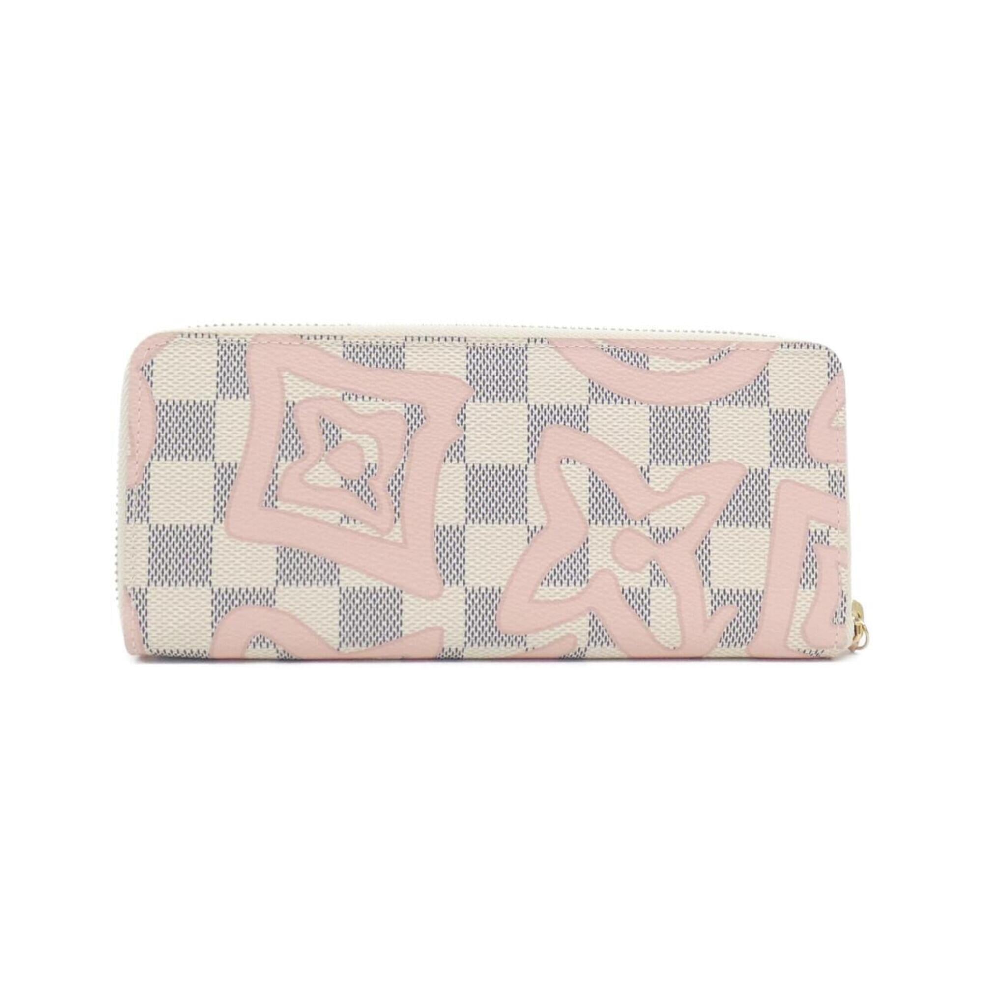 Louis Vuitton Azur Coated Canvas Long Wallet (Bi-Fold) (Pre-Owned)