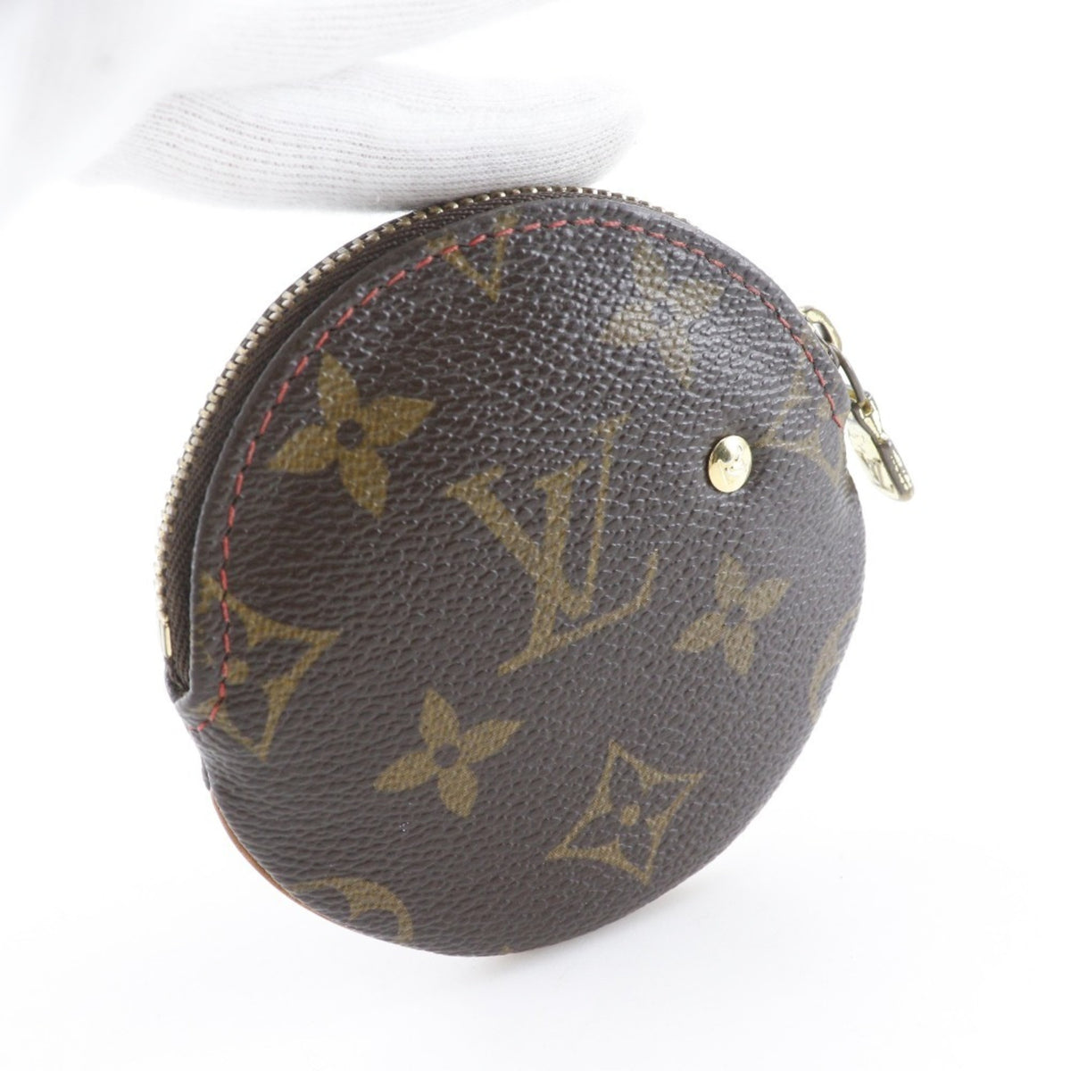 Louis Vuitton Brown Cherry Monogram Monogram Coin Purse/Coin Case (Pre-Owned)