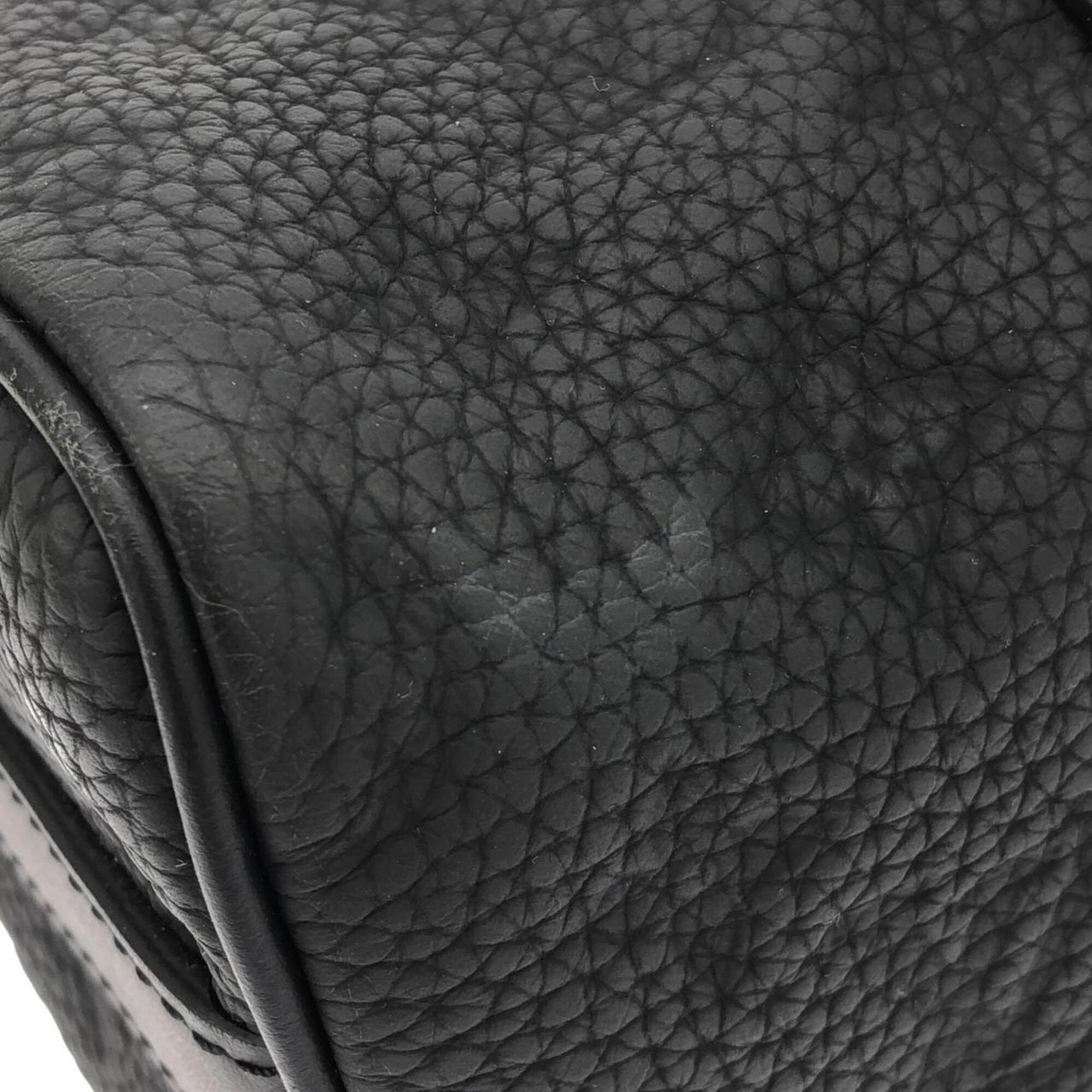 Louis Vuitton Taurillon Black Leather Boston Bag (Pre-Owned)