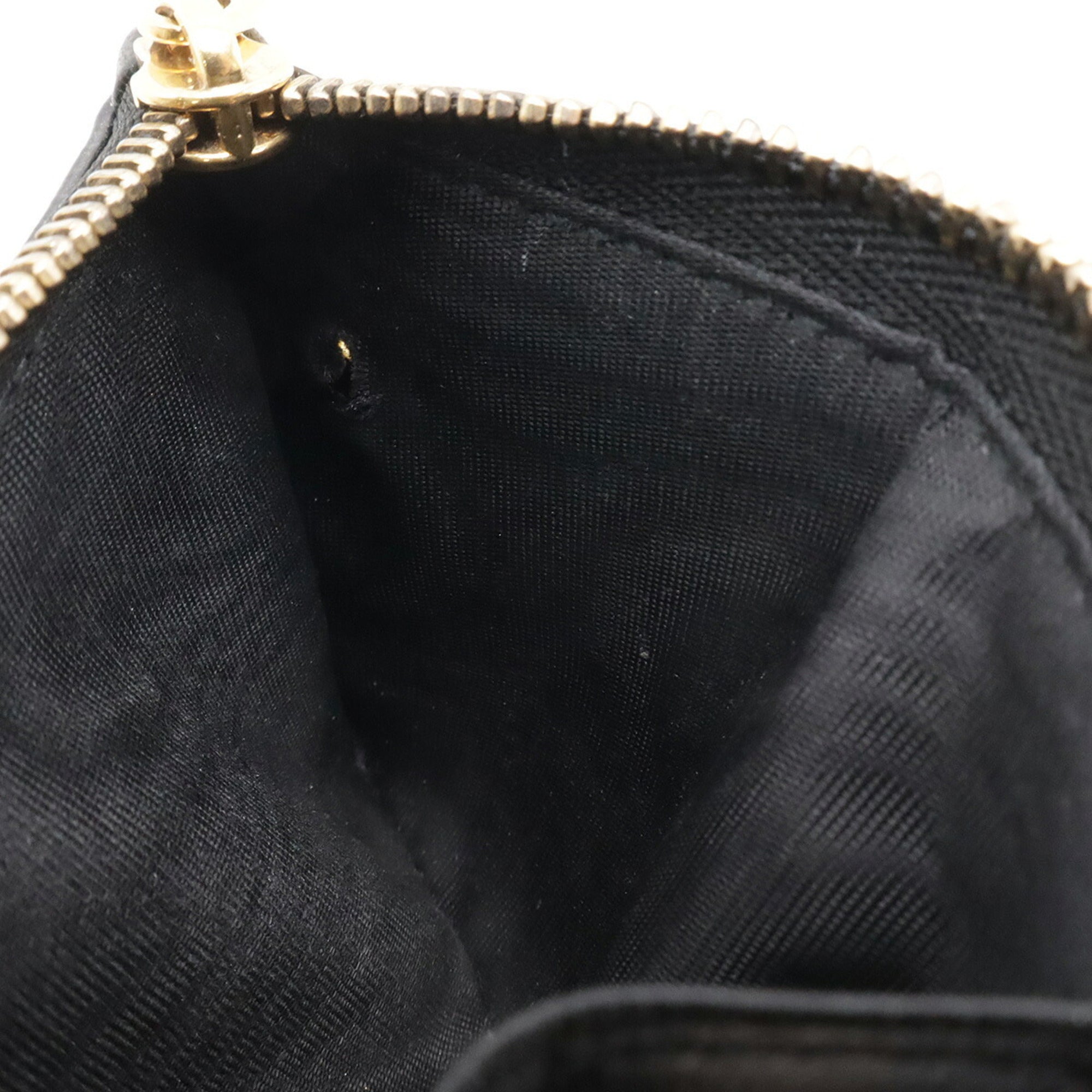 Christian Dior Black Leather Wallet (Tri-Fold) (Pre-Owned)