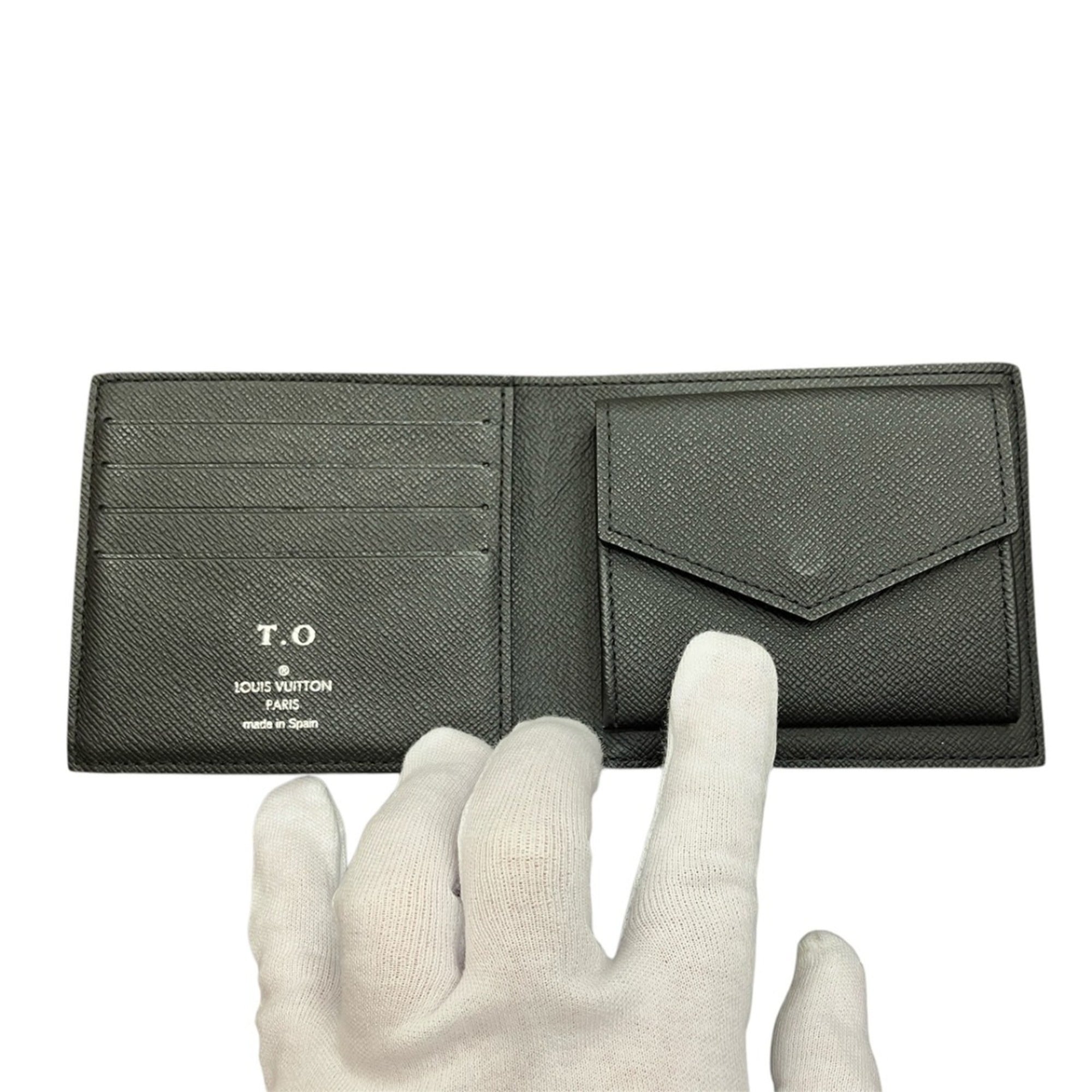 Louis Vuitton Black Monogram Eclipse Wallet (Bi-Fold) (Pre-Owned)