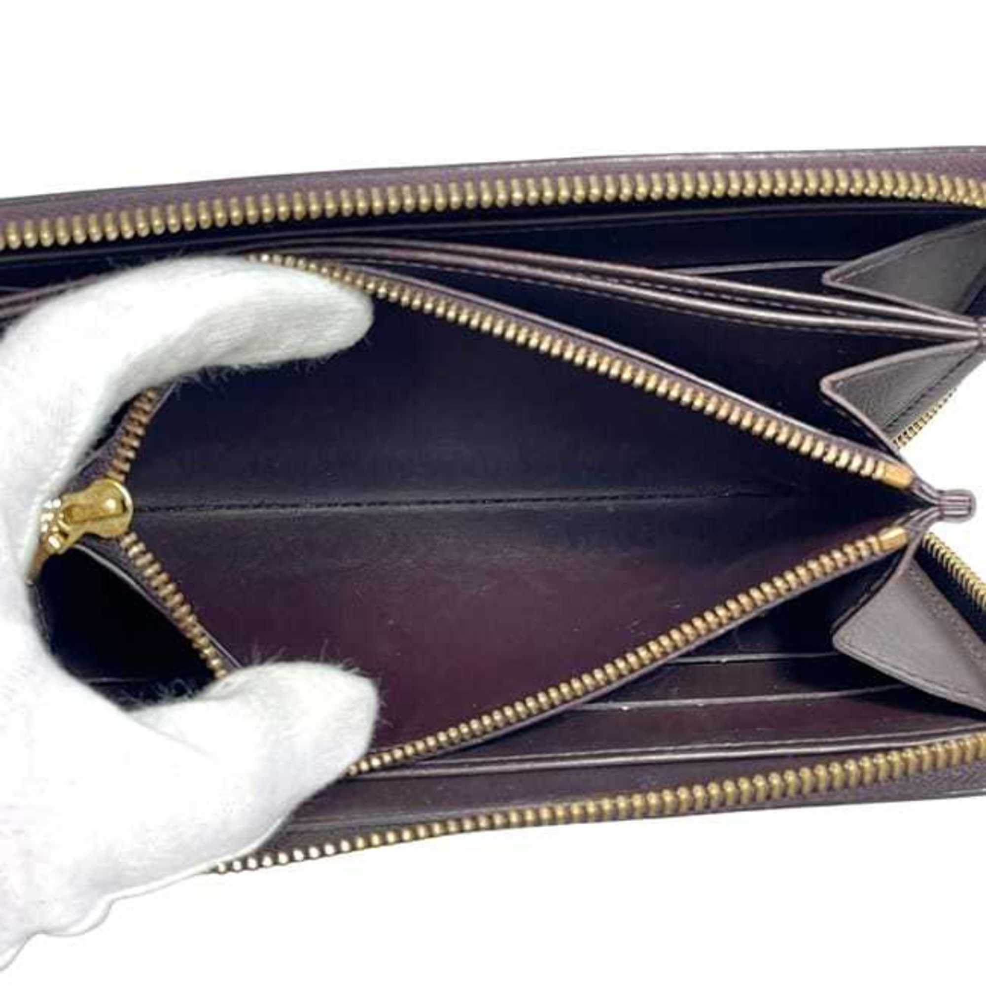 Louis Vuitton Amarante Wine Monogram Vernis Long Wallet (Bi-Fold) (Pre-Owned)