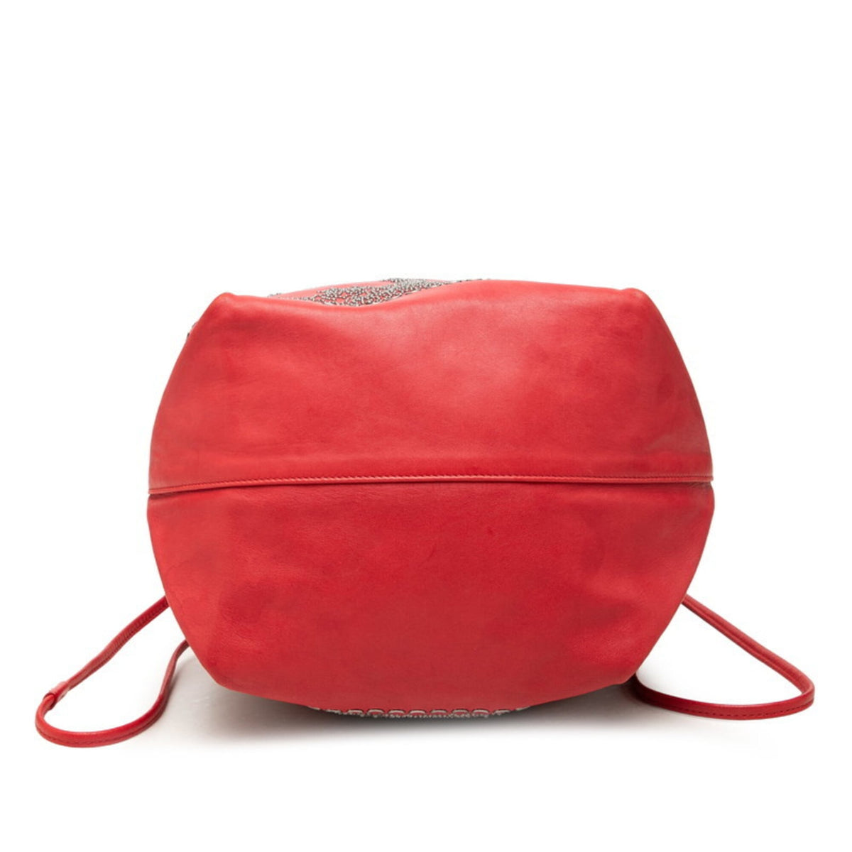 Saint Laurent Red Color Leather Shoulder Bag (Pre-Owned)