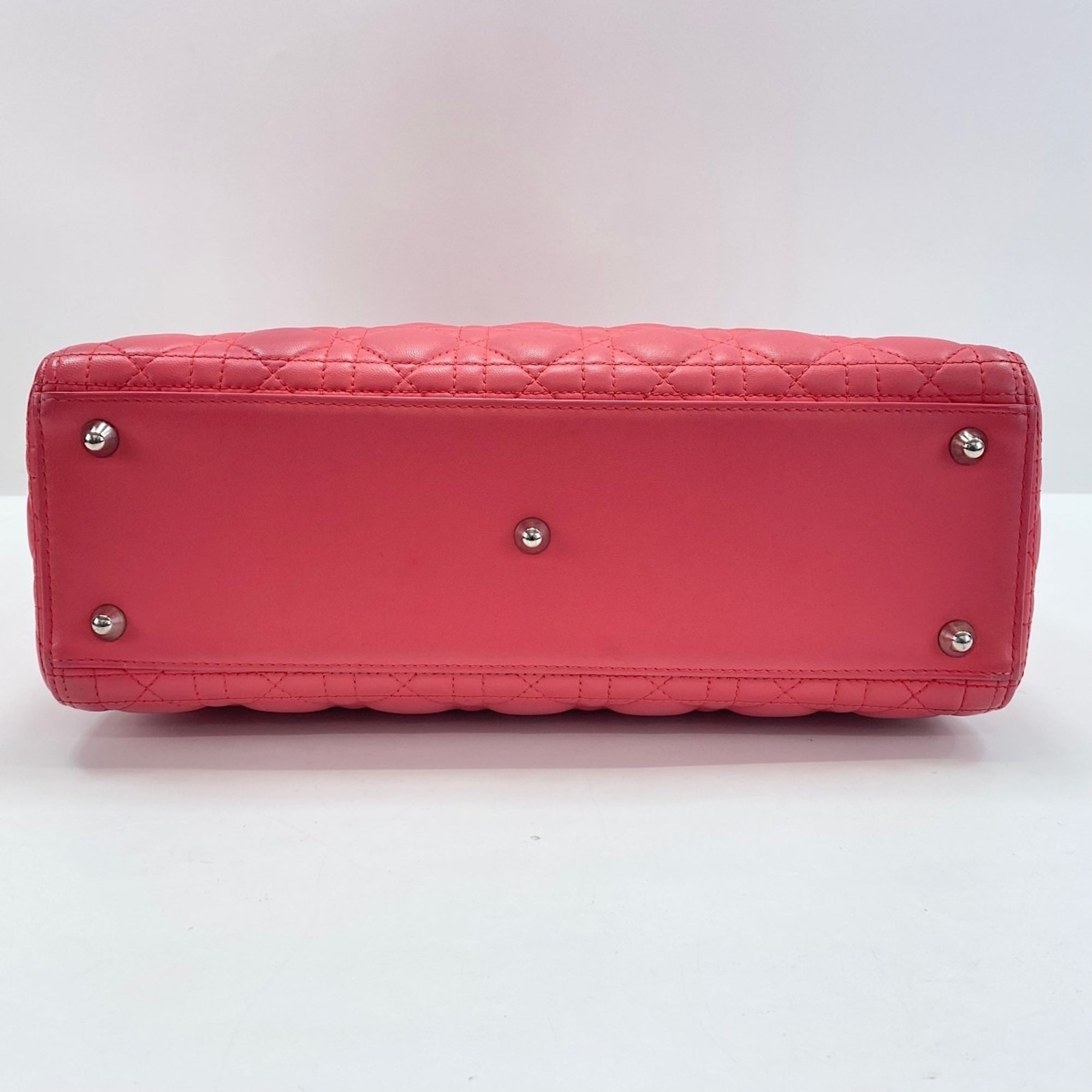 Christian Dior Pink Leather Handbag (Pre-Owned)