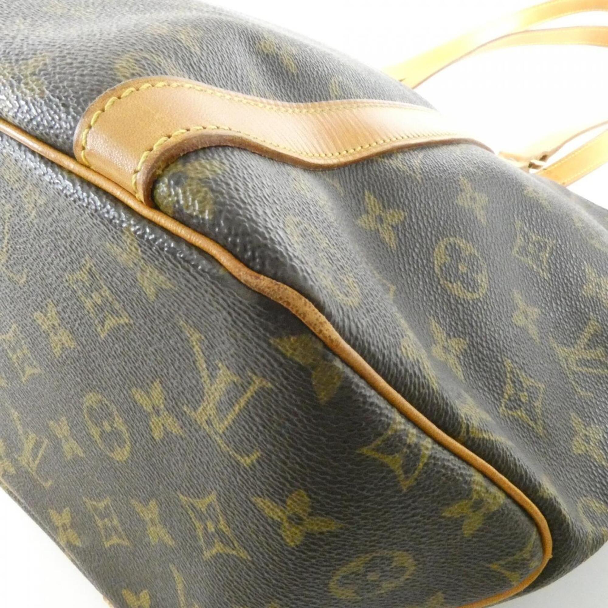 Louis Vuitton Marron Coated Canvas Handbag (Pre-Owned)