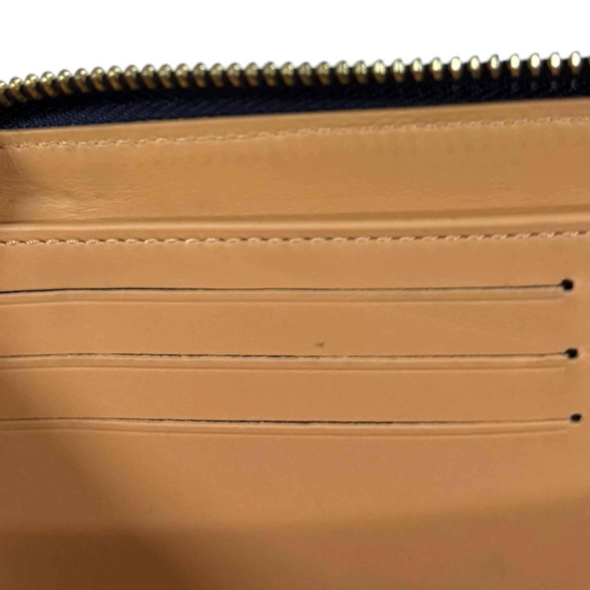 Louis Vuitton Navy Jacquard Canvas Long Wallet (Bi-Fold) (Pre-Owned)