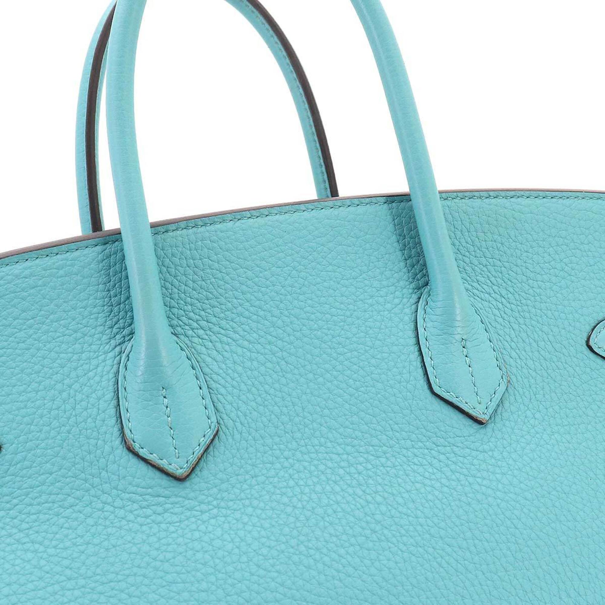 Hermes Taurillon Clemence Leather Handbag (Pre-Owned)