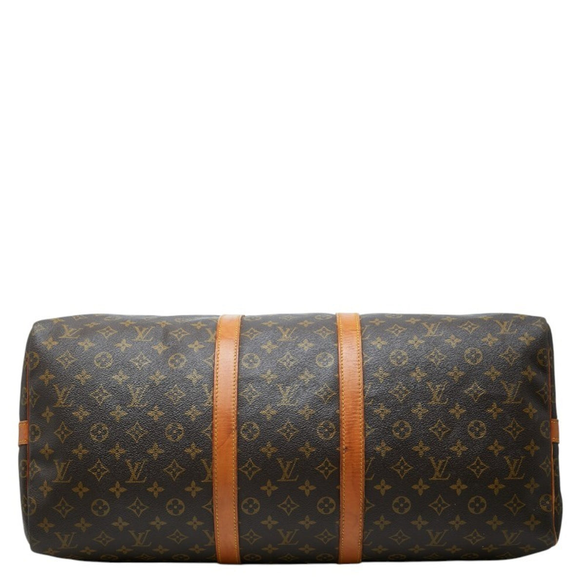 Louis Vuitton Brown Pvc Leather Boston Bag Shoulder Bag (Pre-Owned)