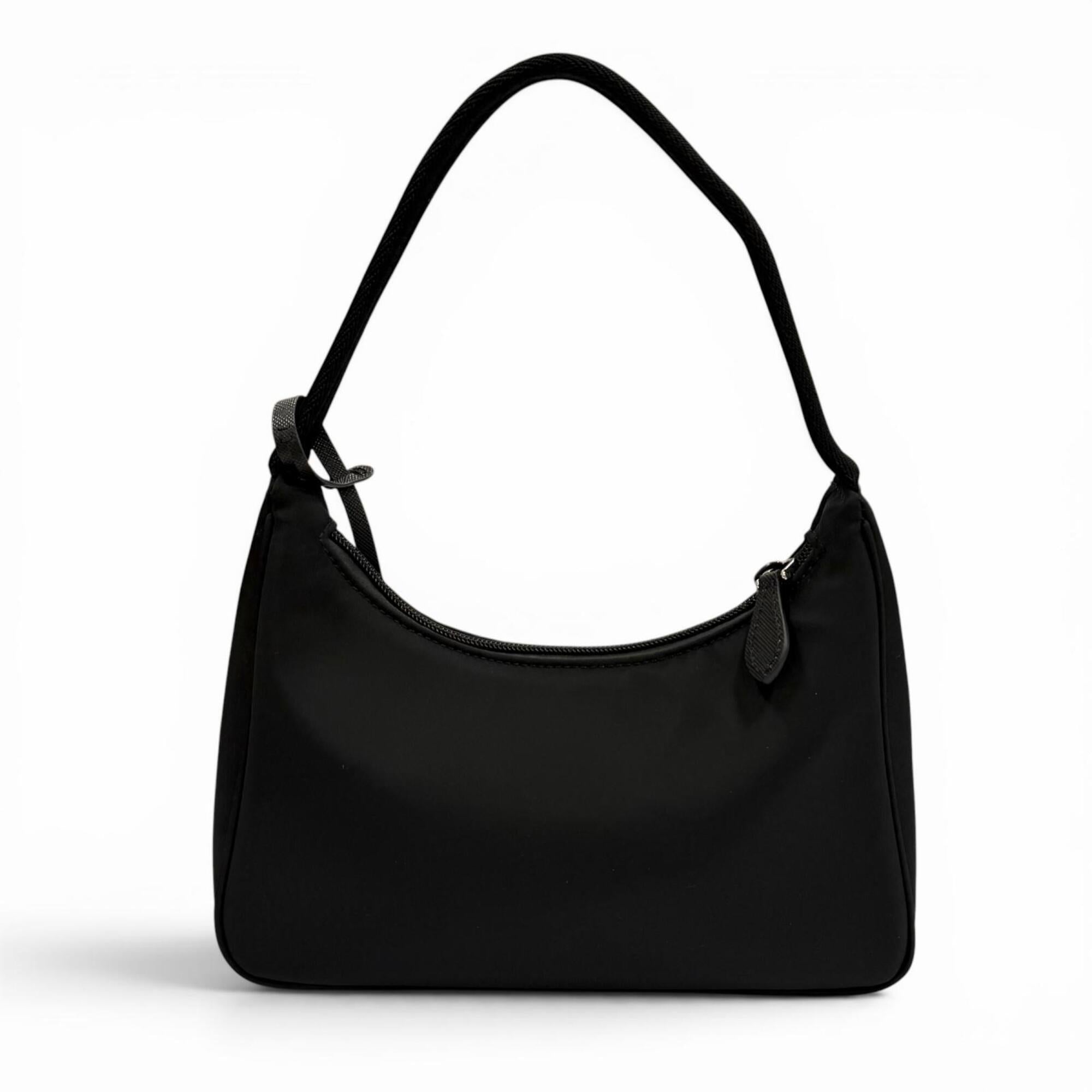 Prada Brown Nylon Shoulder Bag (Pre-Owned)