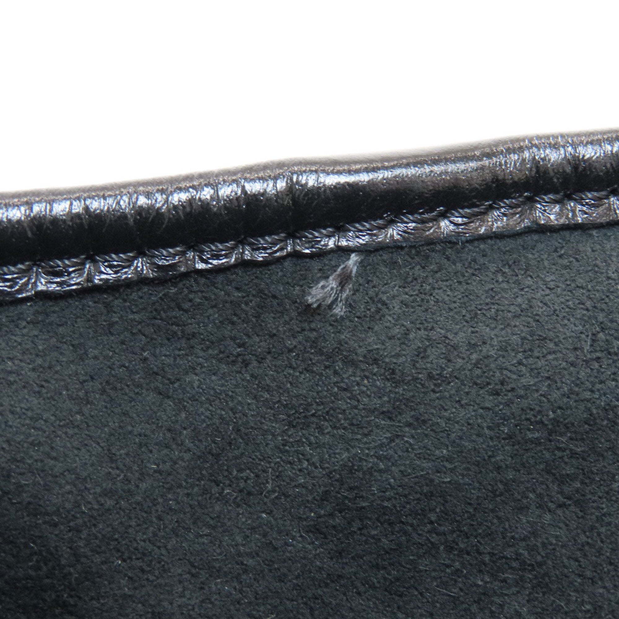 Louis Vuitton Black Leather Shoulder Bag (Pre-Owned)