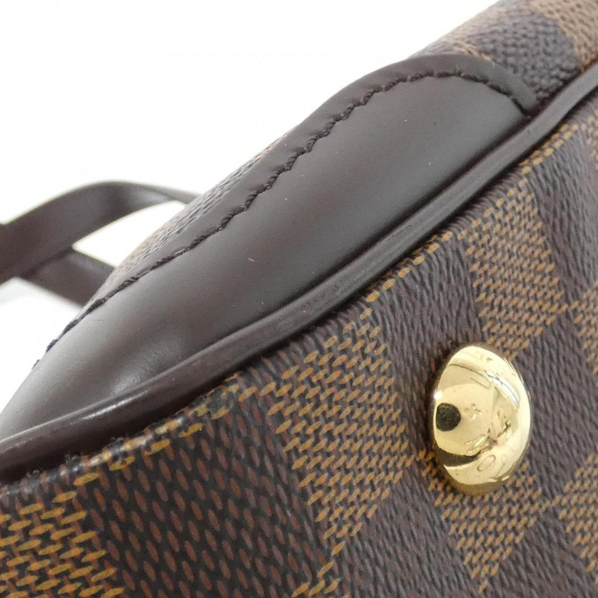 Louis Vuitton Brown Coated Canvas Handbag (Pre-Owned)