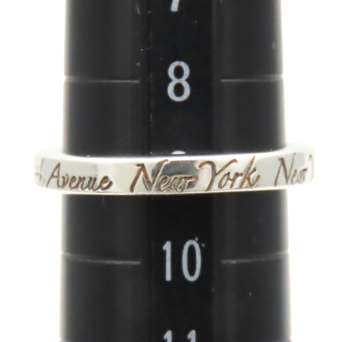 Tiffany Silver Silver 925 Band Ring (Pre-Owned)