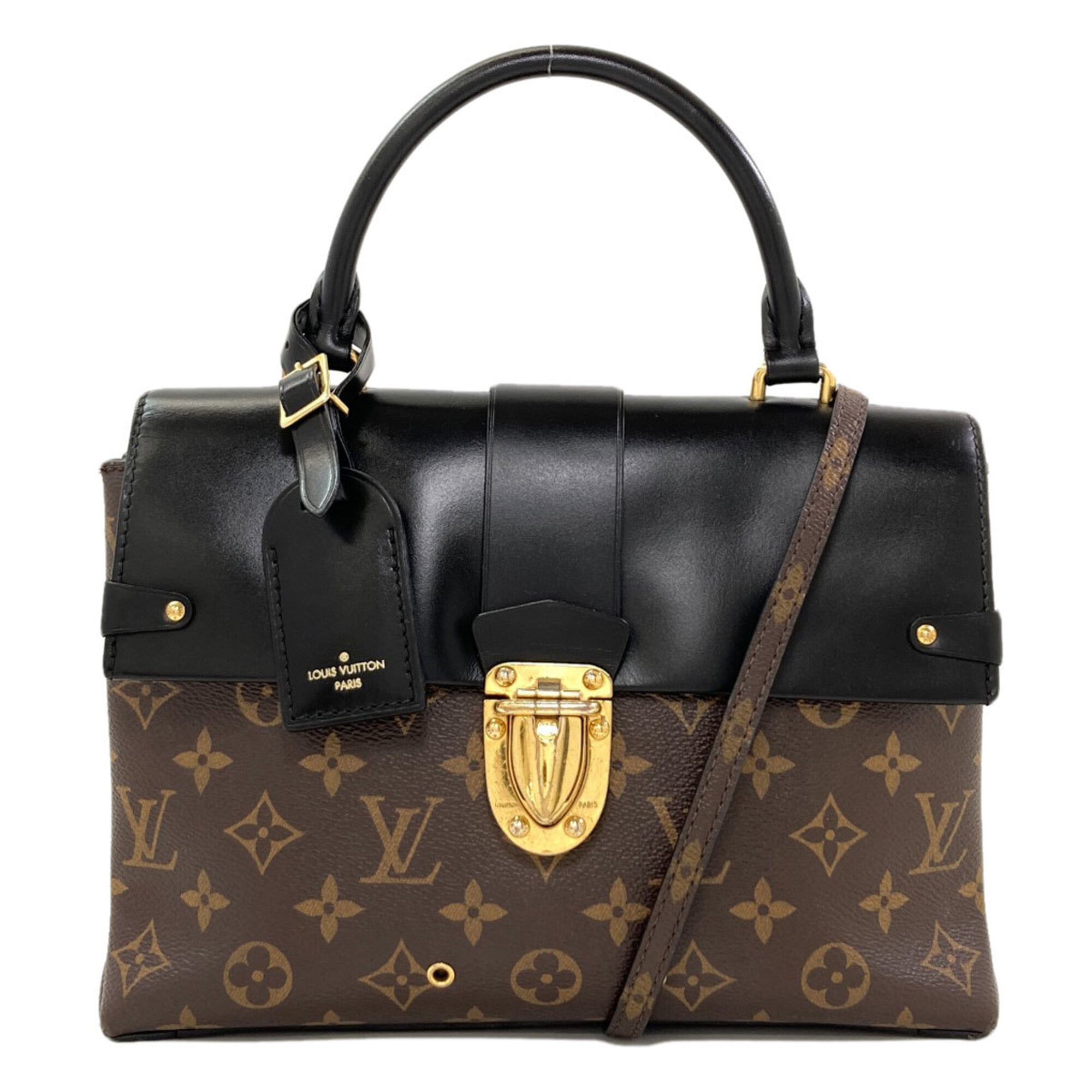 Louis Vuitton Black Monogram Monogram Handbag (Pre-Owned)