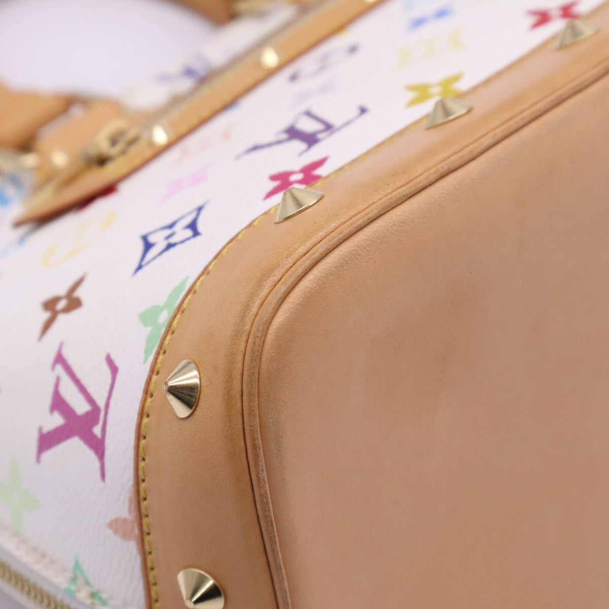Louis Vuitton Monogram Multicolore Multi-Color Coated Canvas Leather Handbag (Pre-Owned)