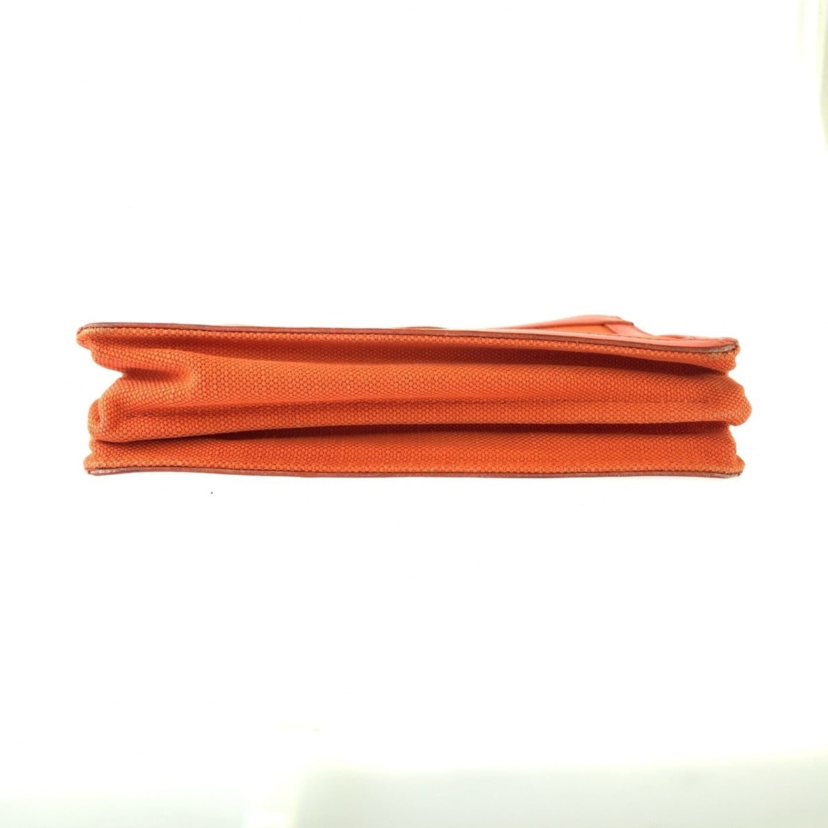 Balenciaga Orange Leather Canvas Shoulder Bag (Pre-Owned)