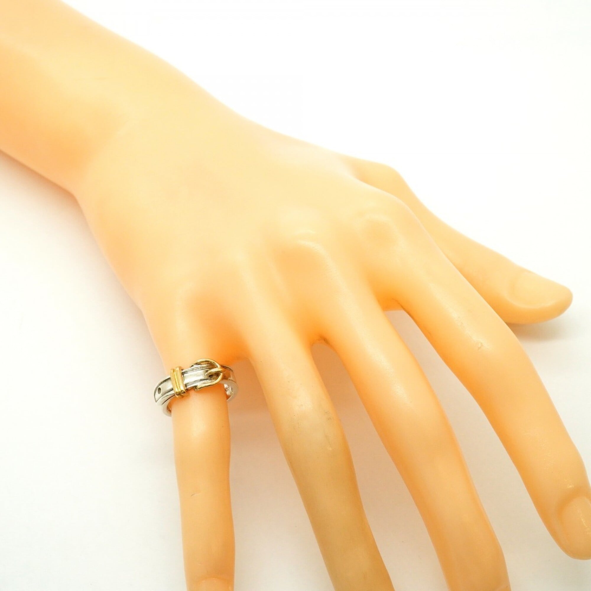 Hermes Yellow Gold (18K) Silver 925 Band Ring (Pre-Owned)