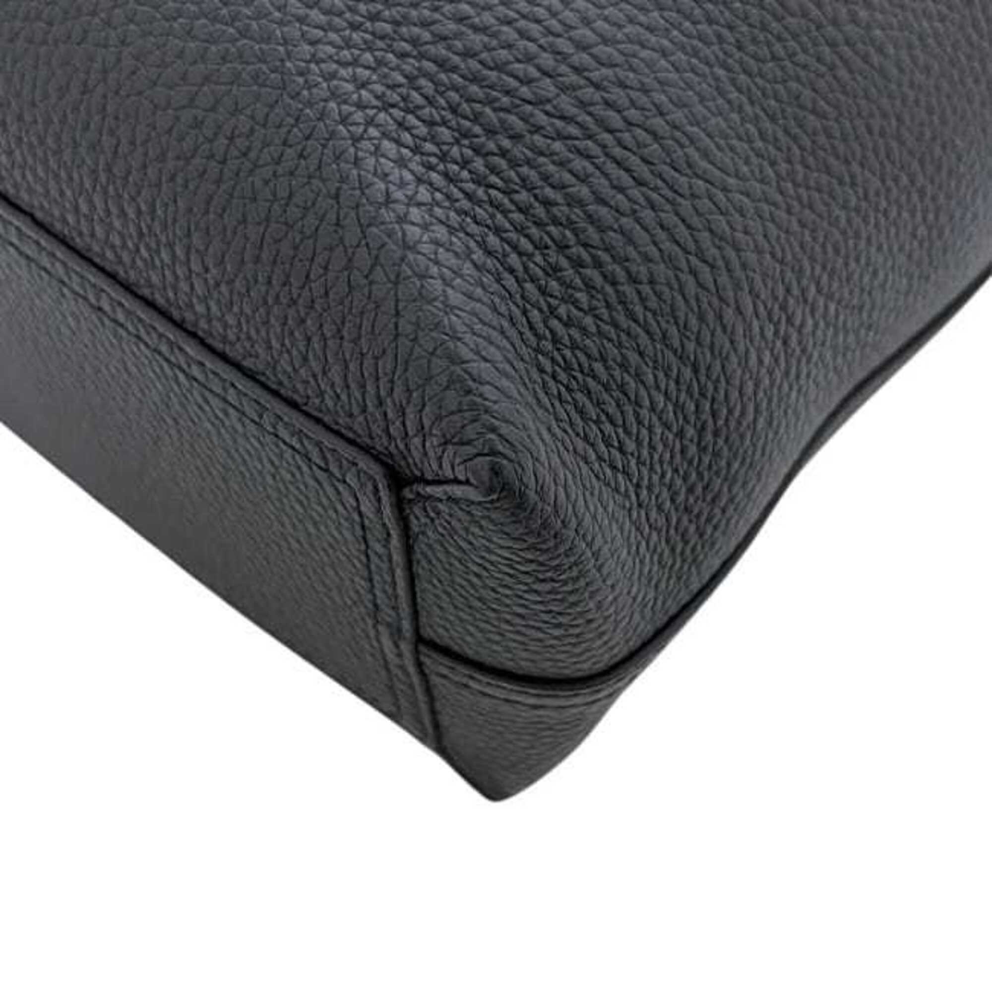 Louis Vuitton Black Noir Leather Tote Bag (Pre-Owned)