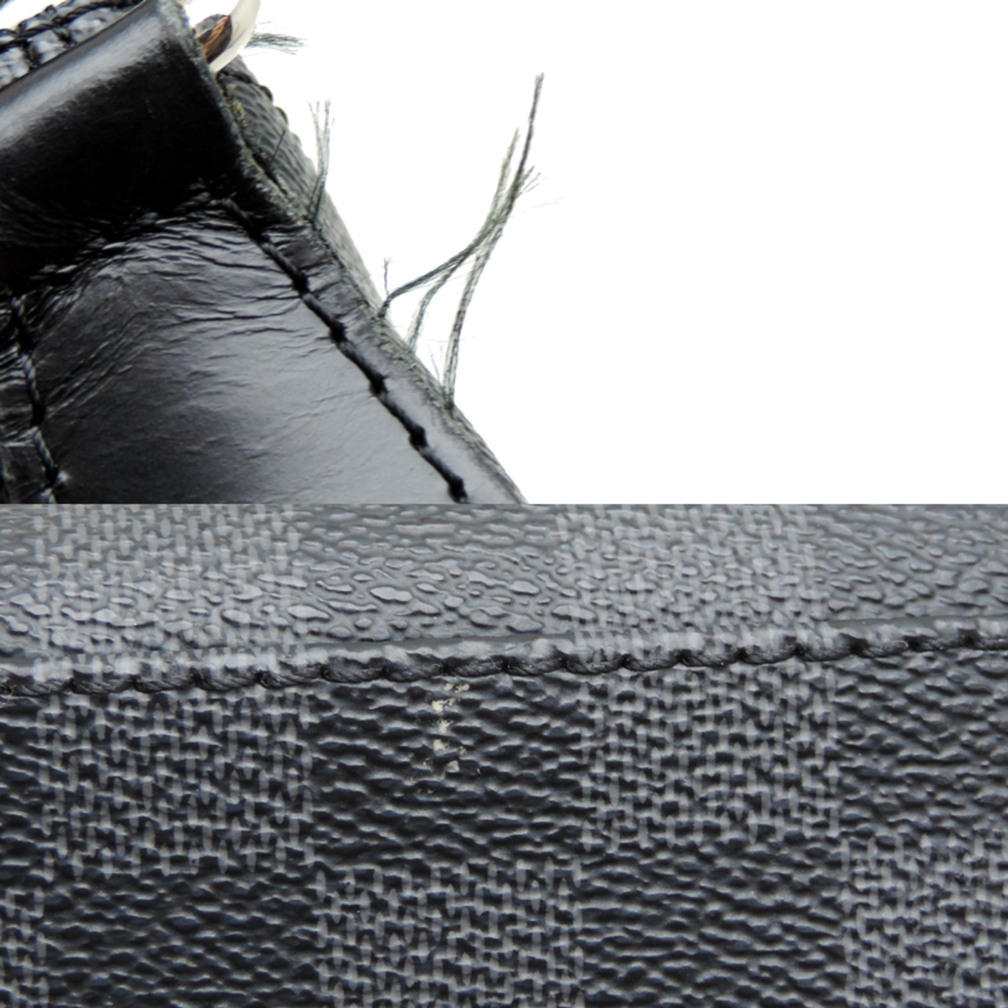Louis Vuitton Black Damier Graphite Shoulder Bag (Pre-Owned)