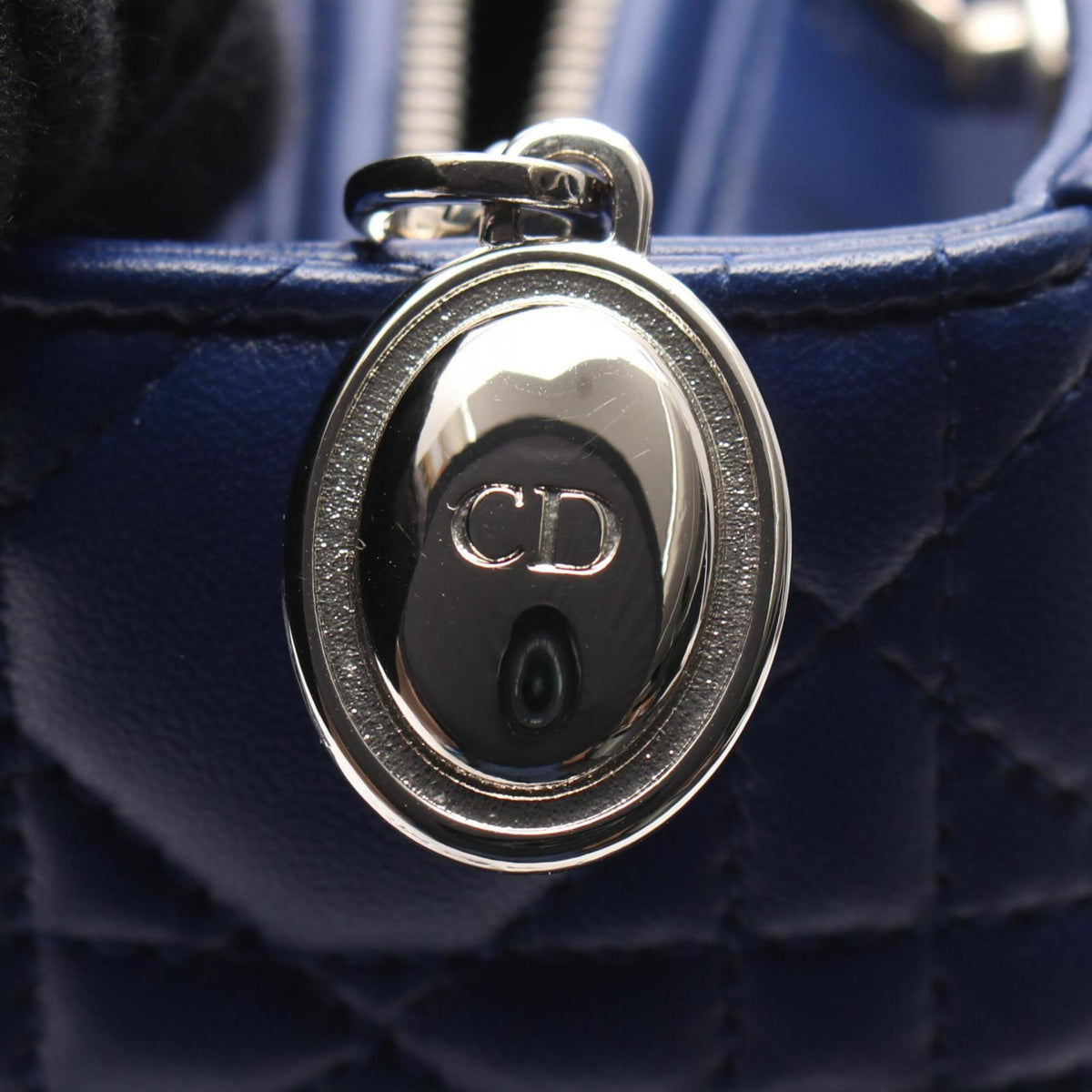Christian Dior Blue Leather Handbag (Pre-Owned)