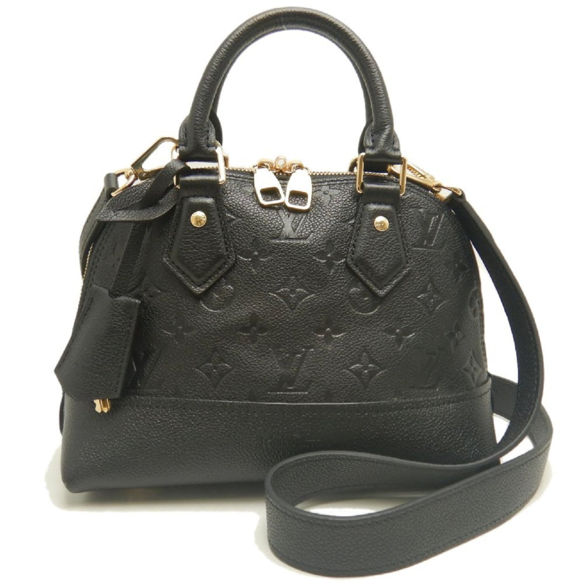 Louis Vuitton Noir Monogram Empreinte Handbag (Pre-Owned)