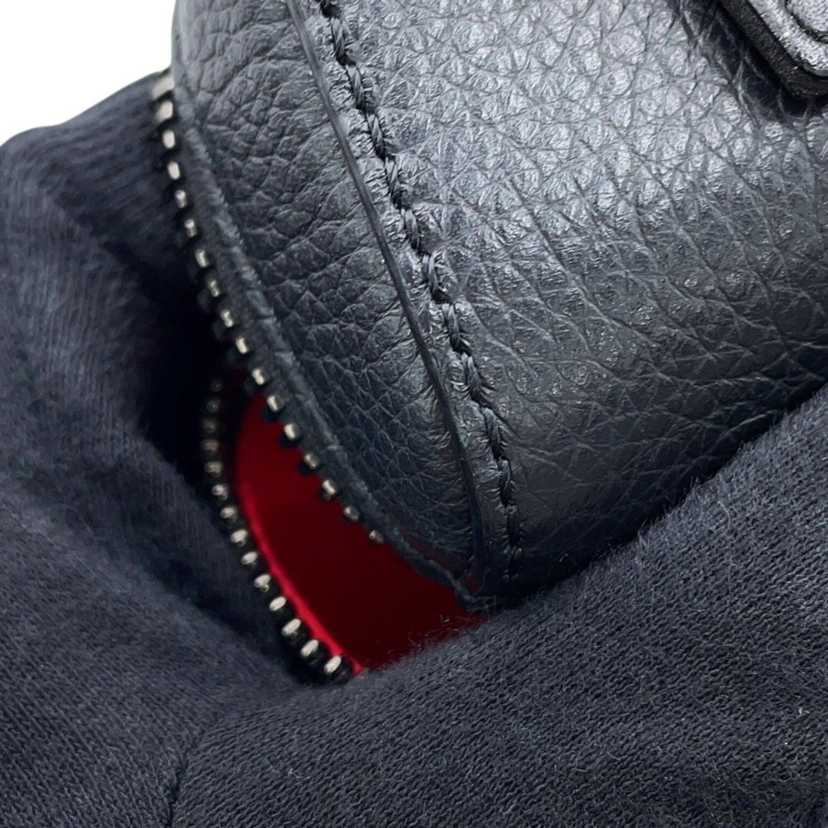Christian Louboutin Black Leather Handbag (Pre-Owned)