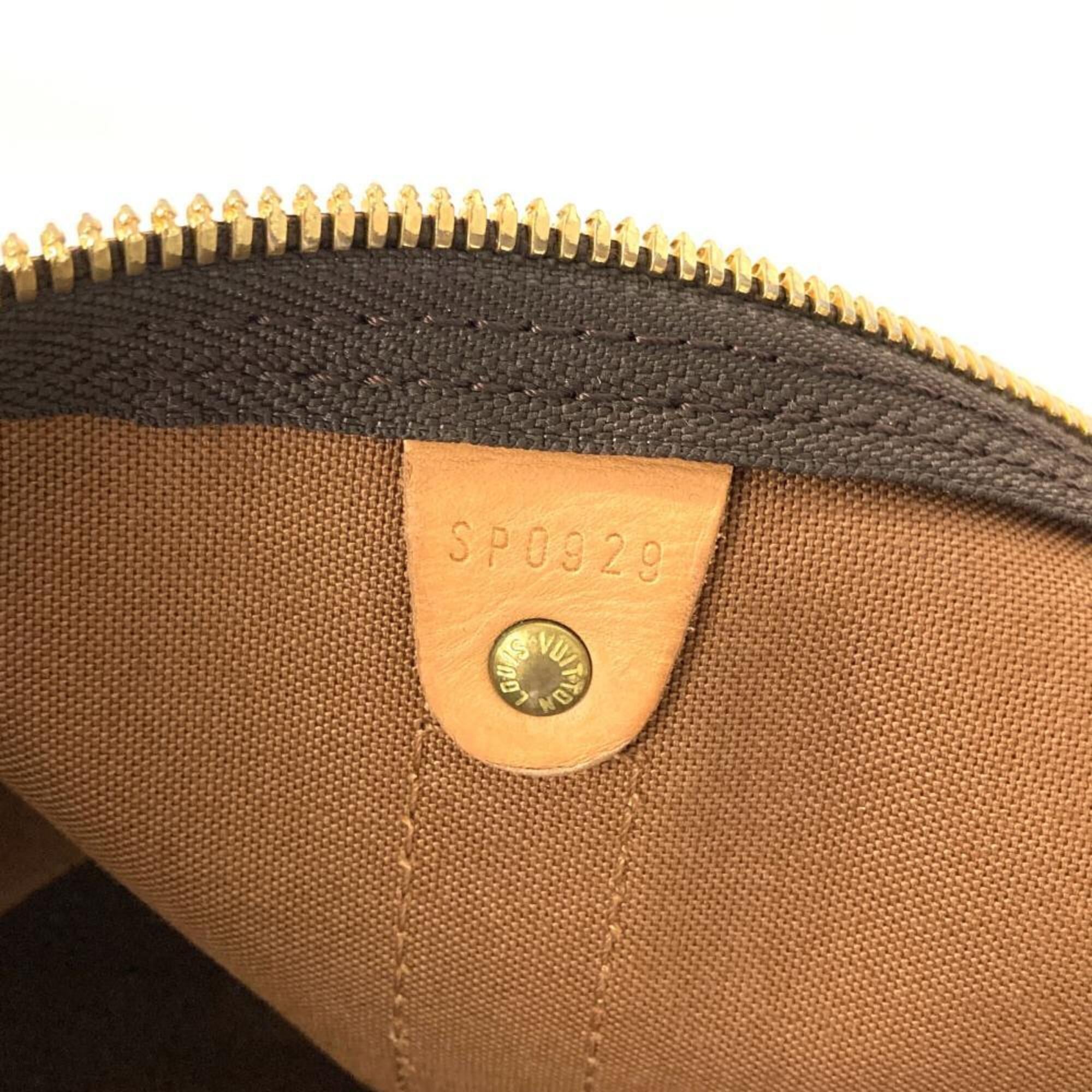 Louis Vuitton Brown Monogram Canvas Boston Bag (Pre-Owned)