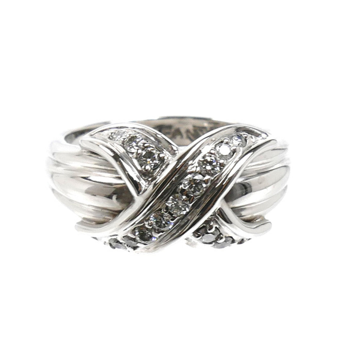 Tiffany White Gold (18K) Band Ring (Pre-Owned)