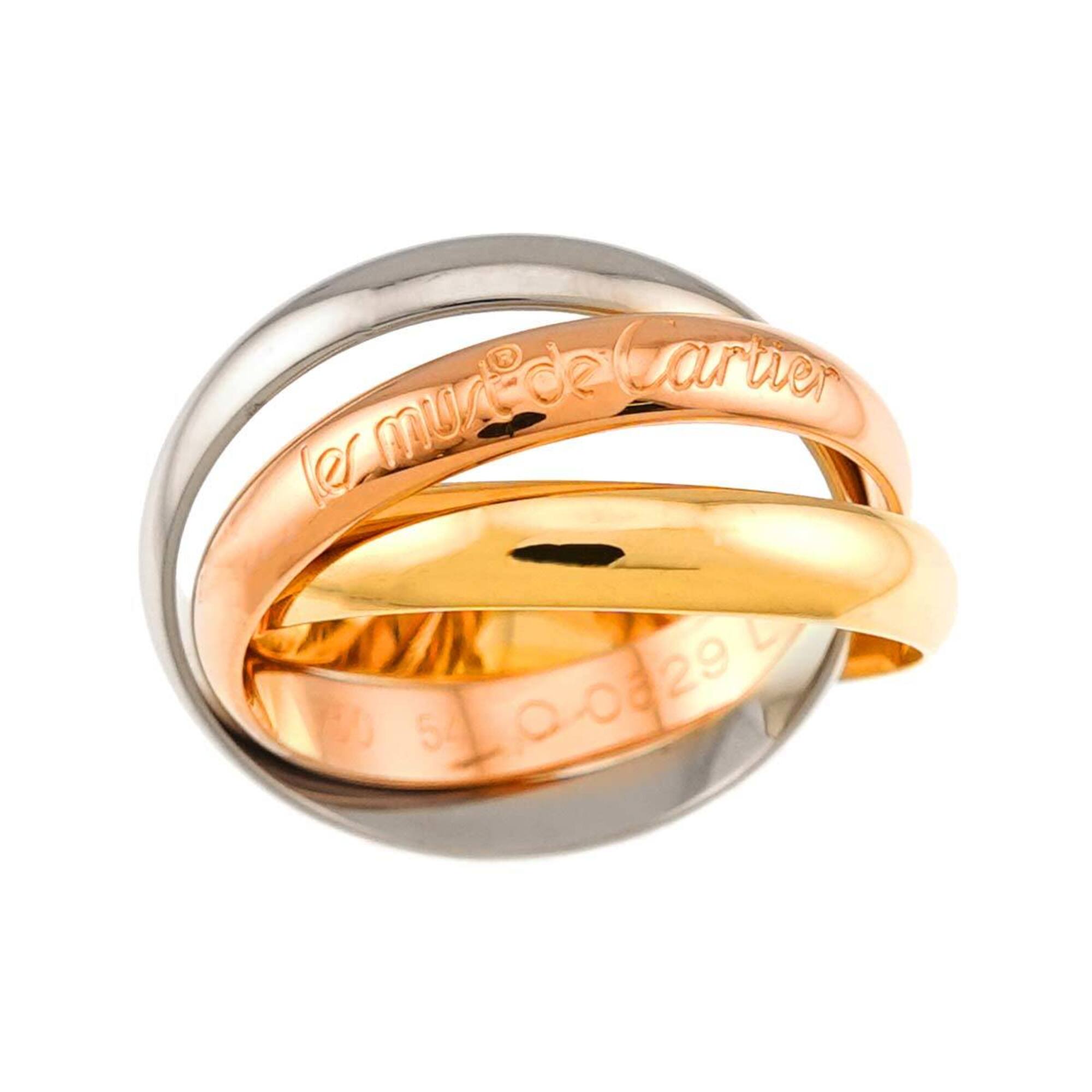 Cartier Yellow Gold (18K) Pink Gold (18K) White Gold (18K) Band Ring (Pre-Owned)