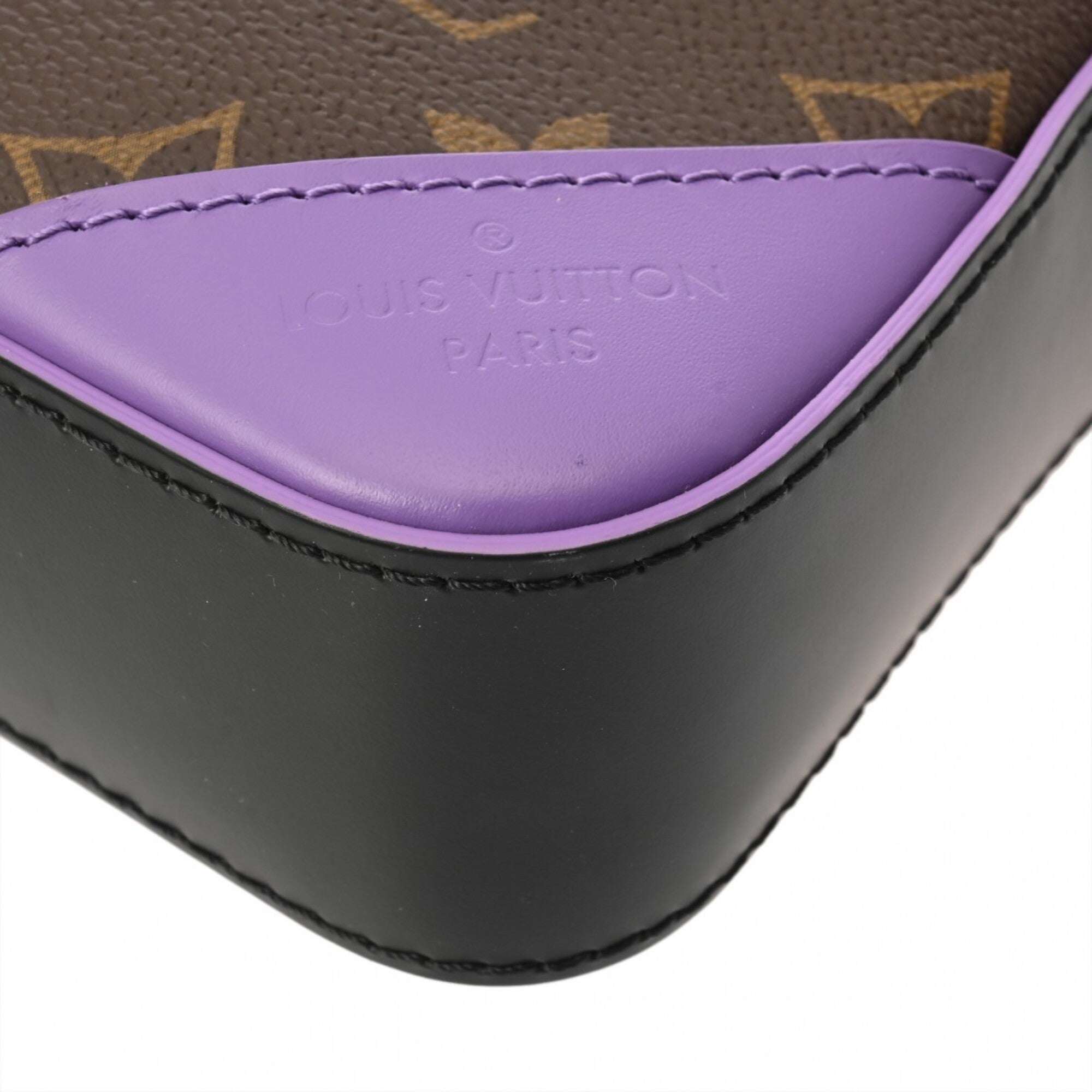 Louis Vuitton Purple Monogram Shoulder Bag (Pre-Owned)