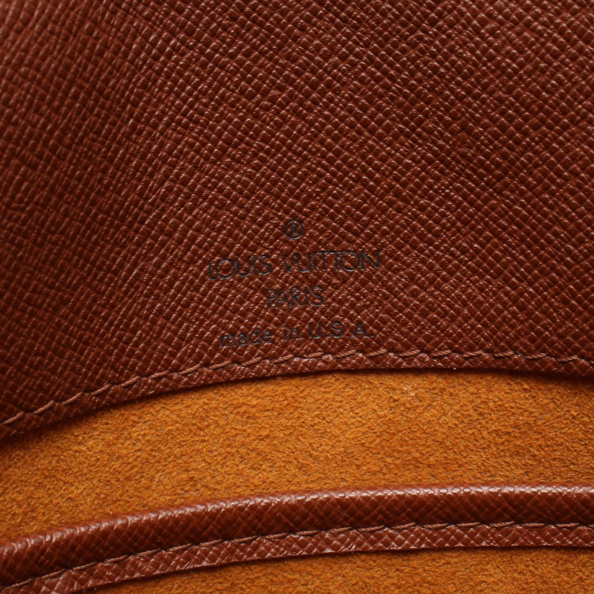 Louis Vuitton Monogram Brown Coated Canvas Leather Shoulder Bag (Pre-Owned)