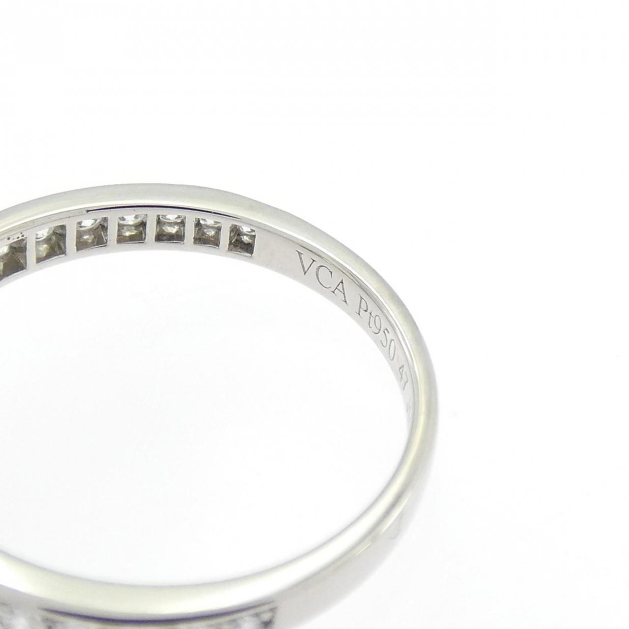 Van Cleef & Arpels Platinum 950 Band Ring (Pre-Owned)