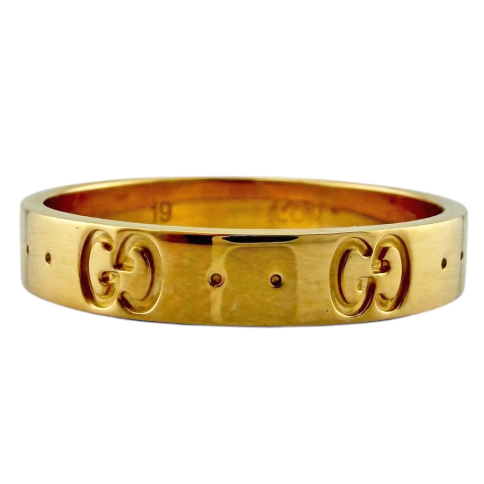 Gucci Yellow Gold Yellow Gold (18K) Band Ring (Pre-Owned)