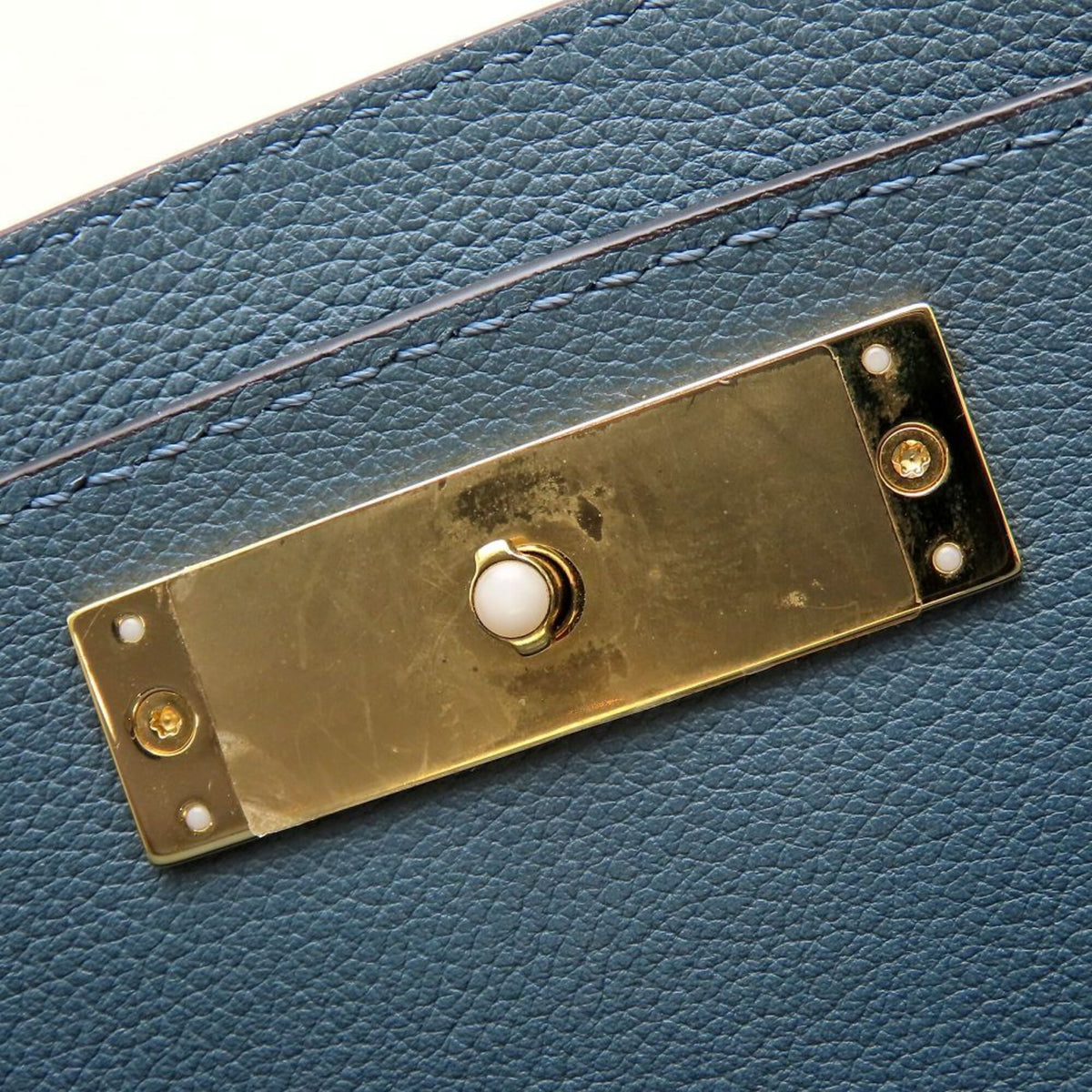 Louis Vuitton Blue Handbag (Pre-Owned)