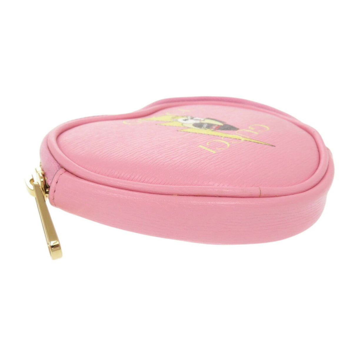 Gucci Pink Leather Coin Purse/Coin Case (Pre-Owned)