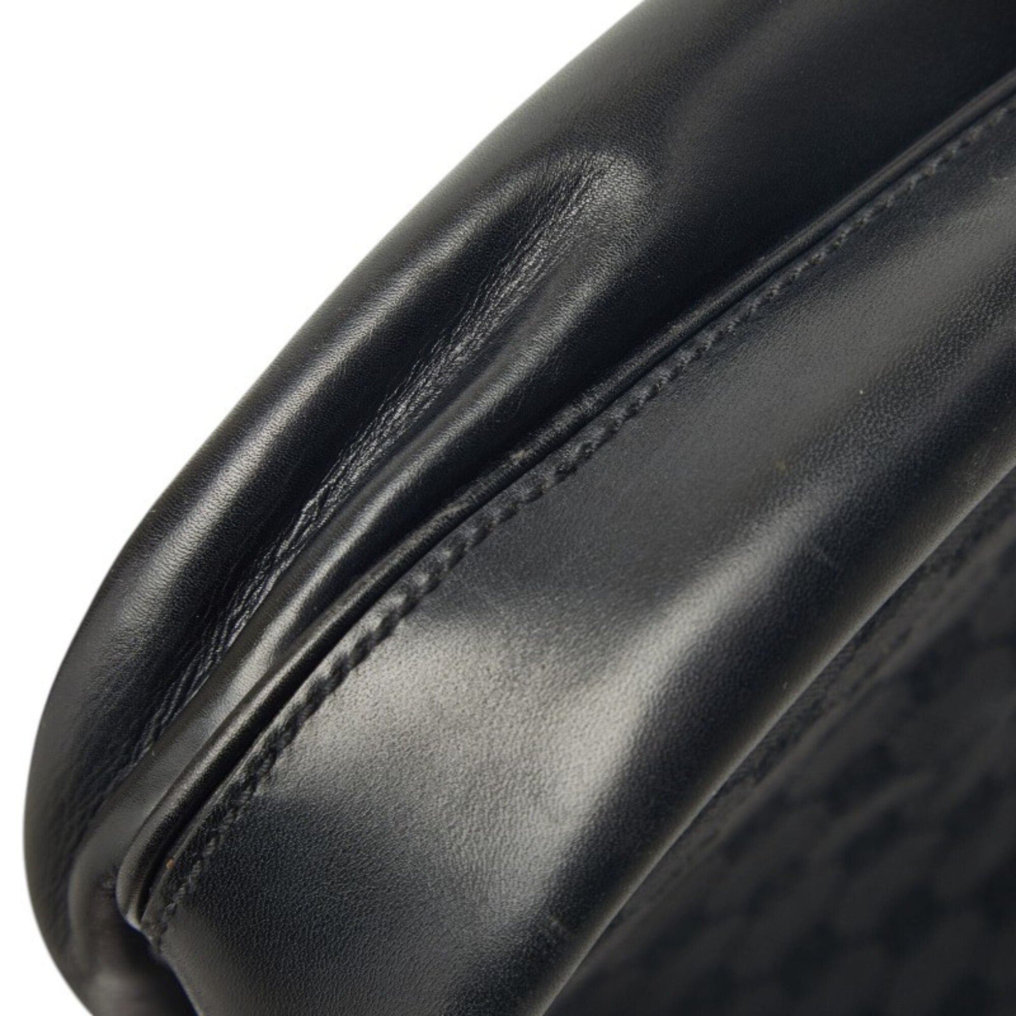 Gucci Black Canvas Leather Handbag (Pre-Owned)