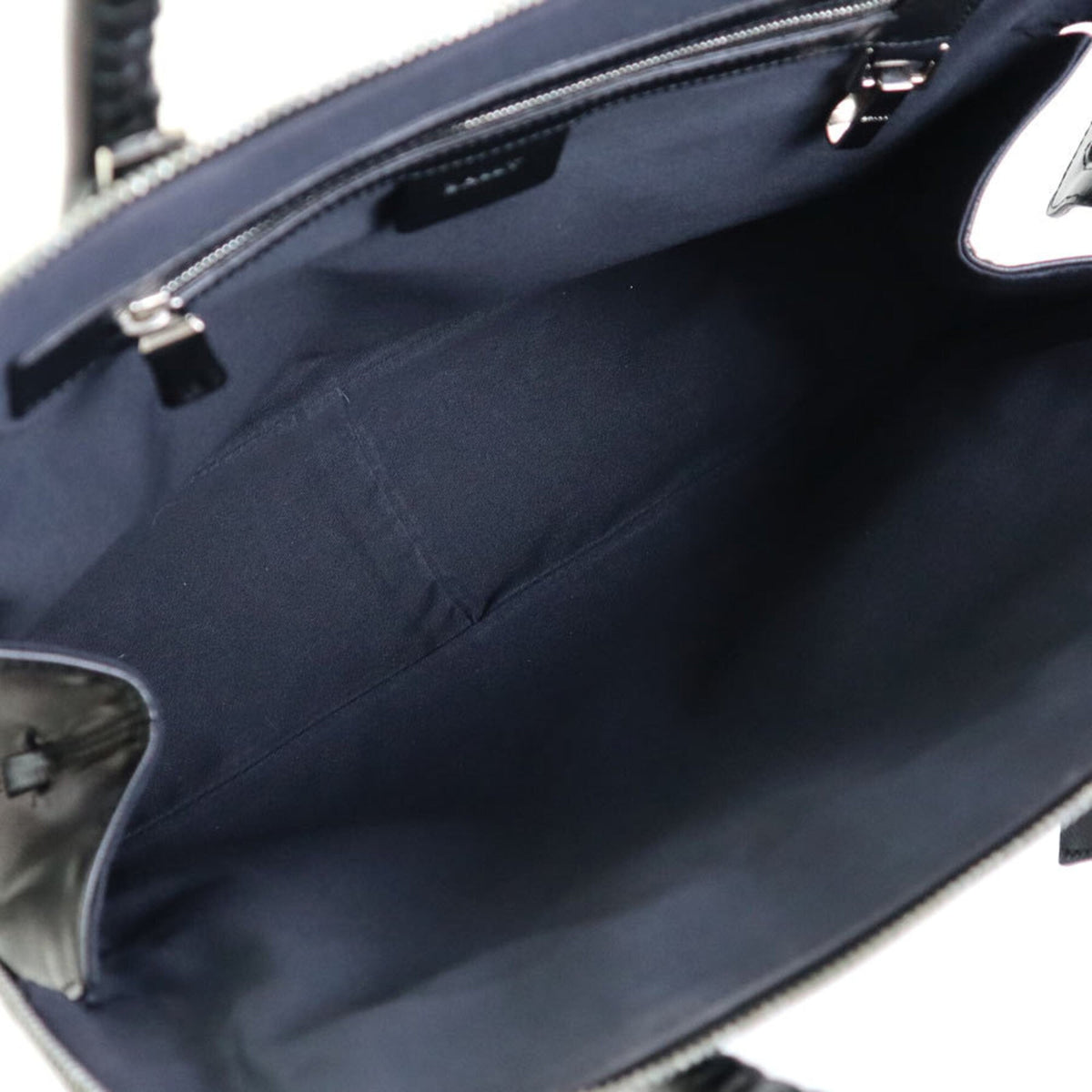 Bally Black Leather Handbag Shoulder Bag (Pre-Owned)