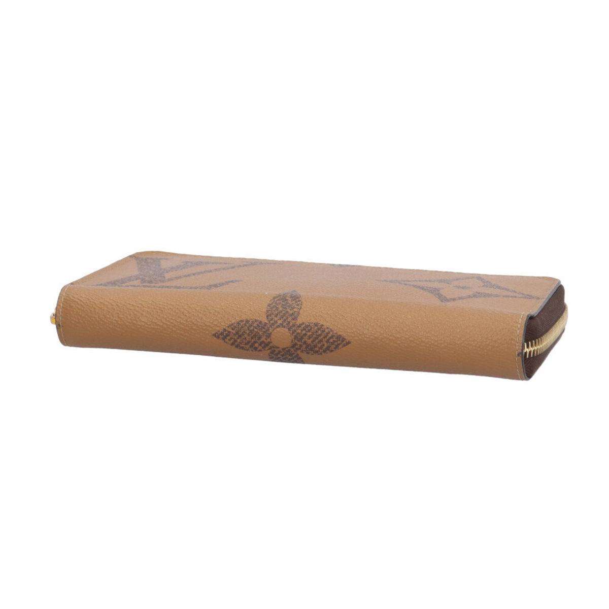 Louis Vuitton Brown Monogram Long Wallet (Bi-Fold) (Pre-Owned)