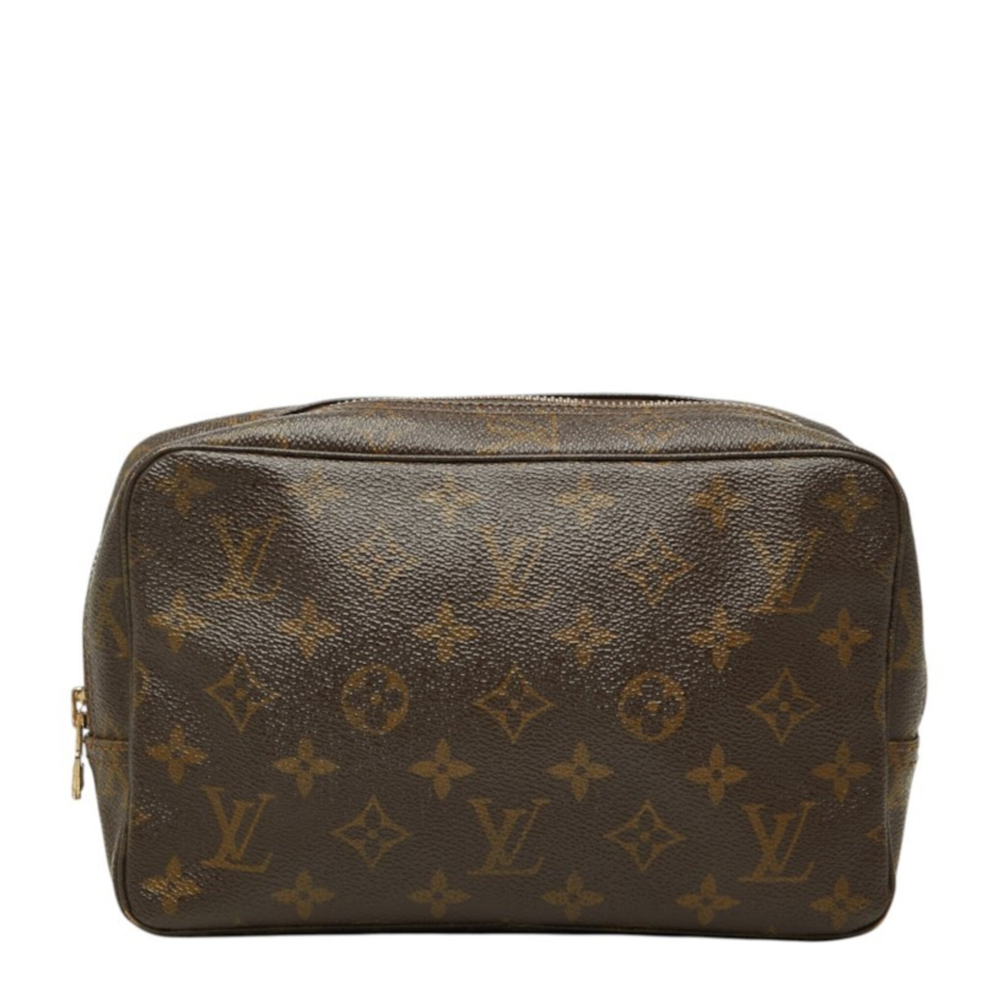 Louis Vuitton Brown Monogram Monogram Clutch Bag Handbag Pouch (Pre-Owned)