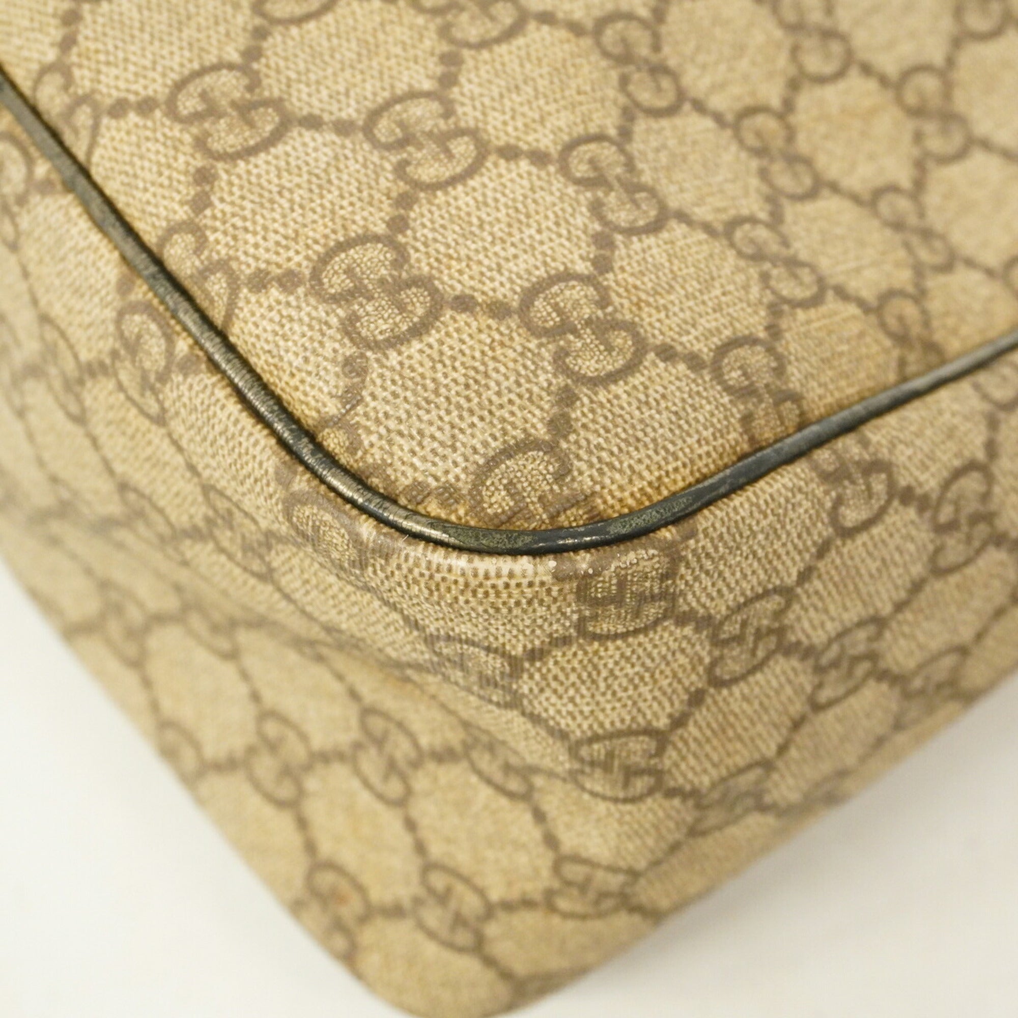 Gucci Brown Pvc Shoulder Bag (Pre-Owned)