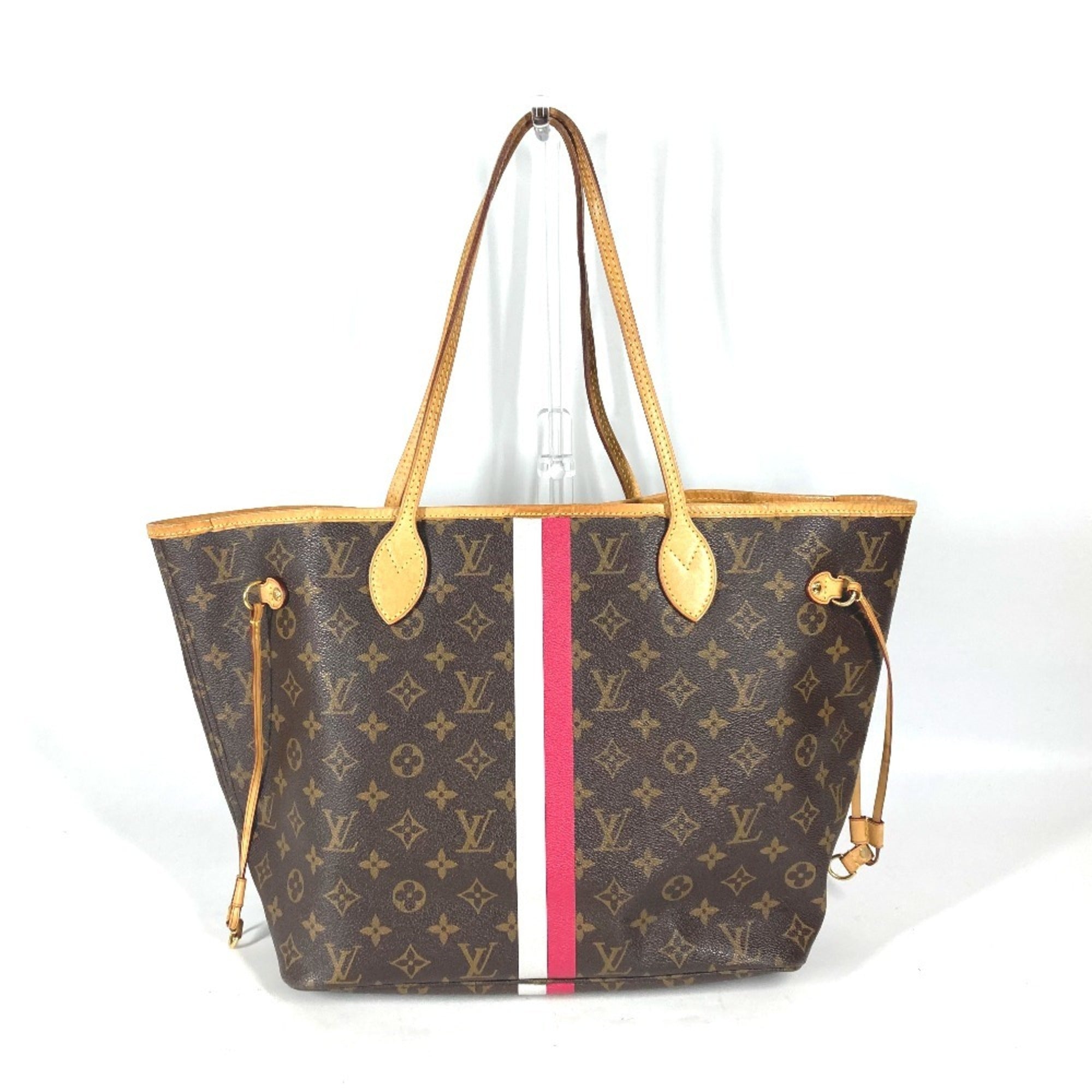 Louis Vuitton Brown Monogram Pink Pivoine Monogram Shoulder Bag Tote Bag (Pre-Owned)