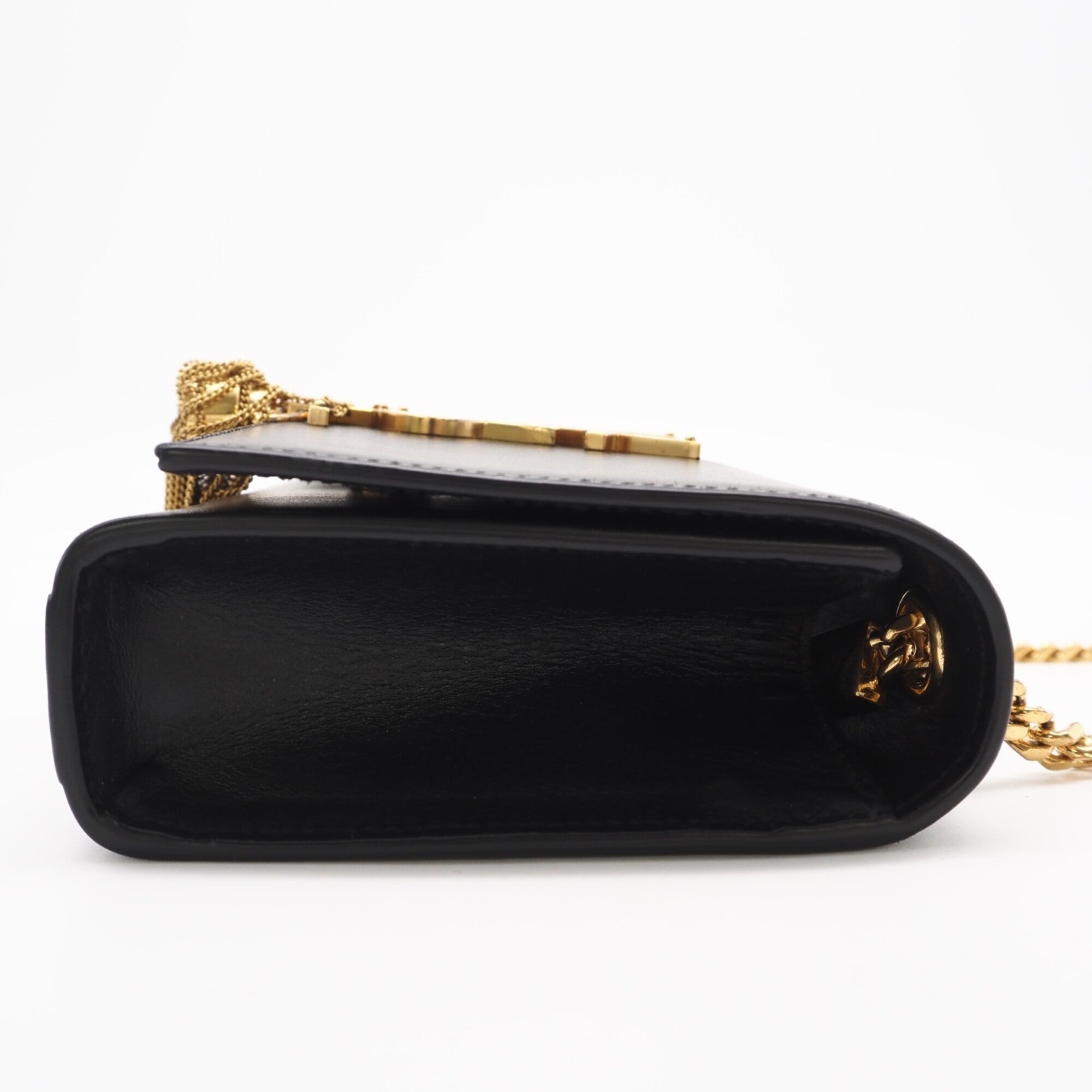 Yves Saint Laurent Black Leather Shoulder Bag (Pre-Owned)