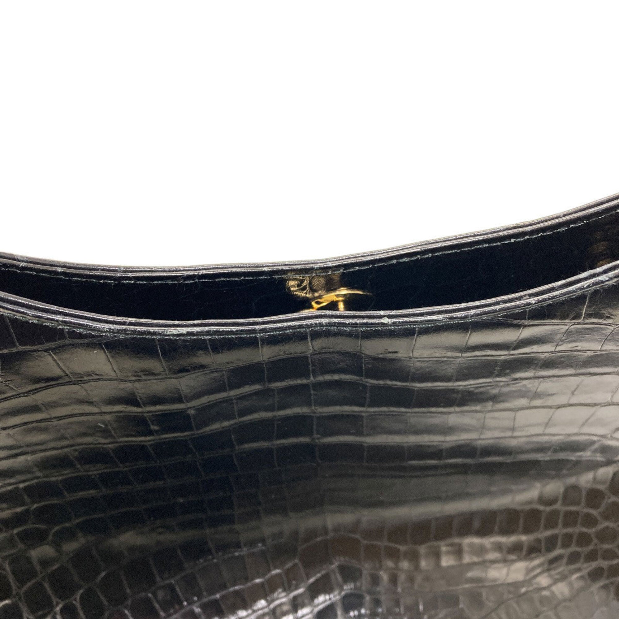 Salvatore Ferragamo Black Leather Tote Bag (Pre-Owned)