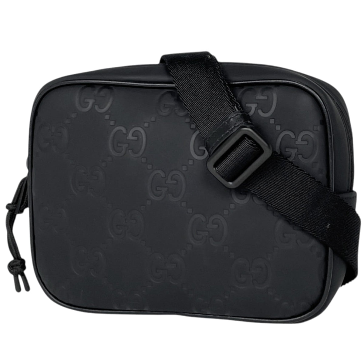 Gucci Black Leather Shoulder Bag (Pre-Owned)