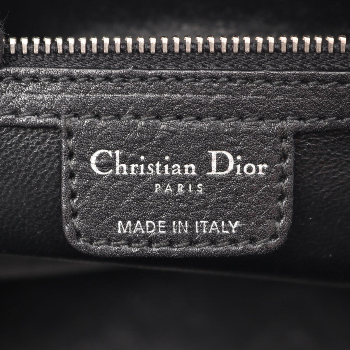 Christian Dior Black Leather Handbag (Pre-Owned)