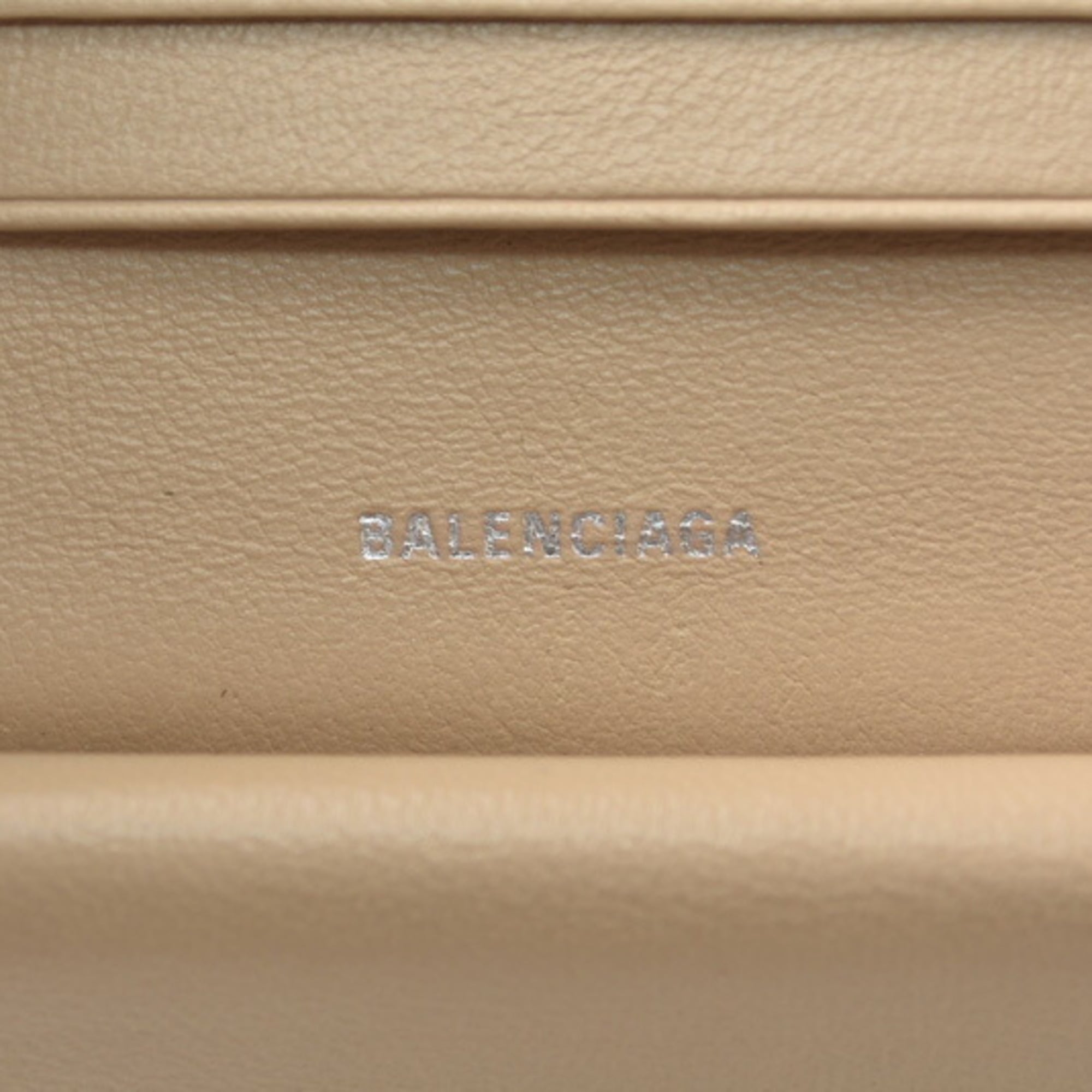 Balenciaga Light Beige Leather Wallet (Bi-Fold) (Pre-Owned)