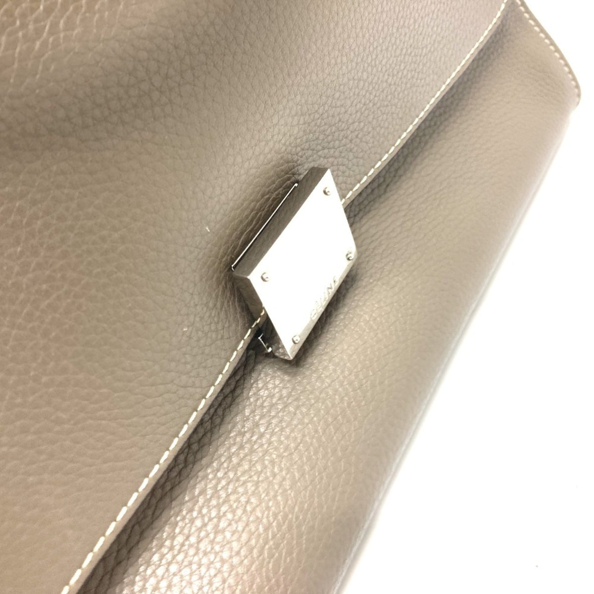 Celine Trapeze Brown Leather Handbag (Pre-Owned)