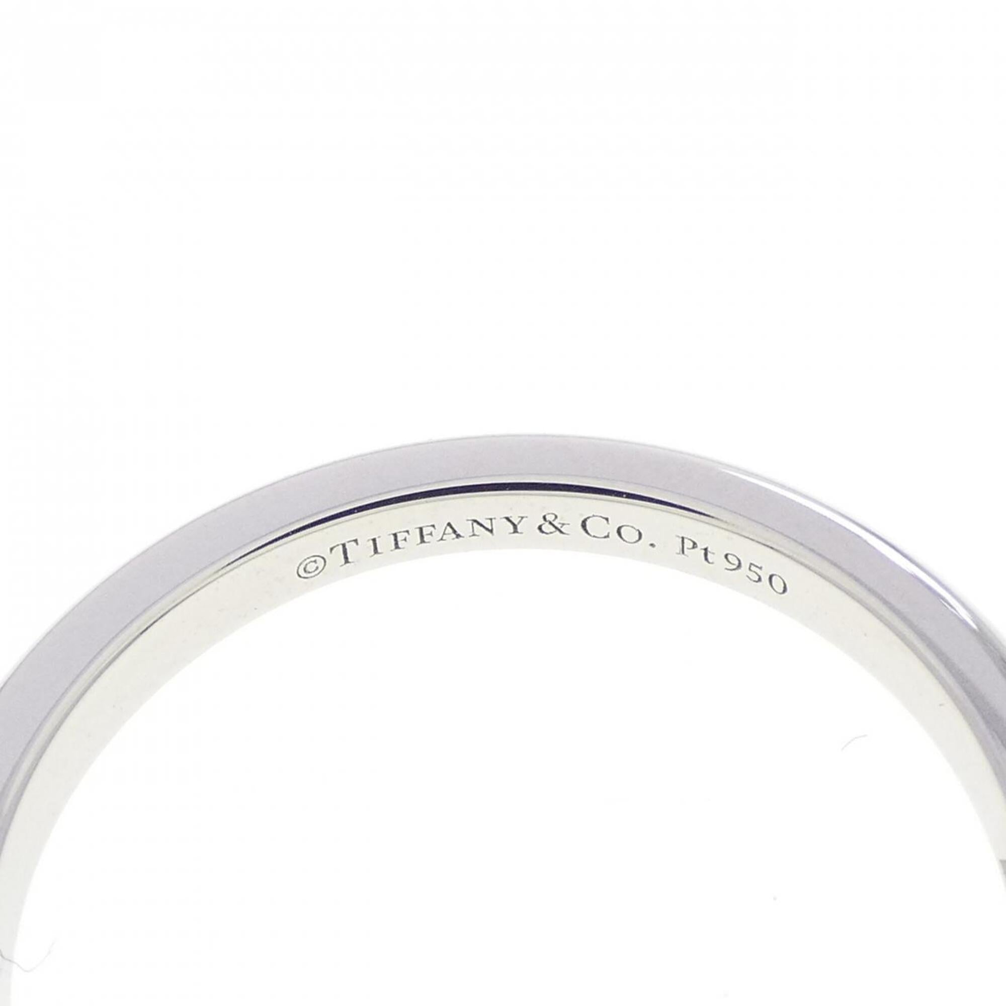 Tiffany Platinum Platinum 950 Band Ring (Pre-Owned)